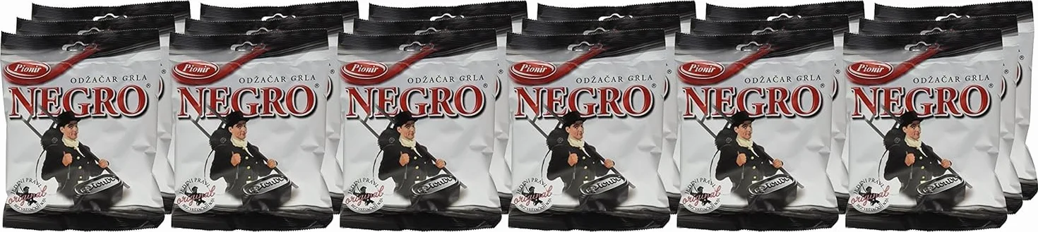 Cukierki wypełnione lukrecją Pionir Serbia 16 x 100 g