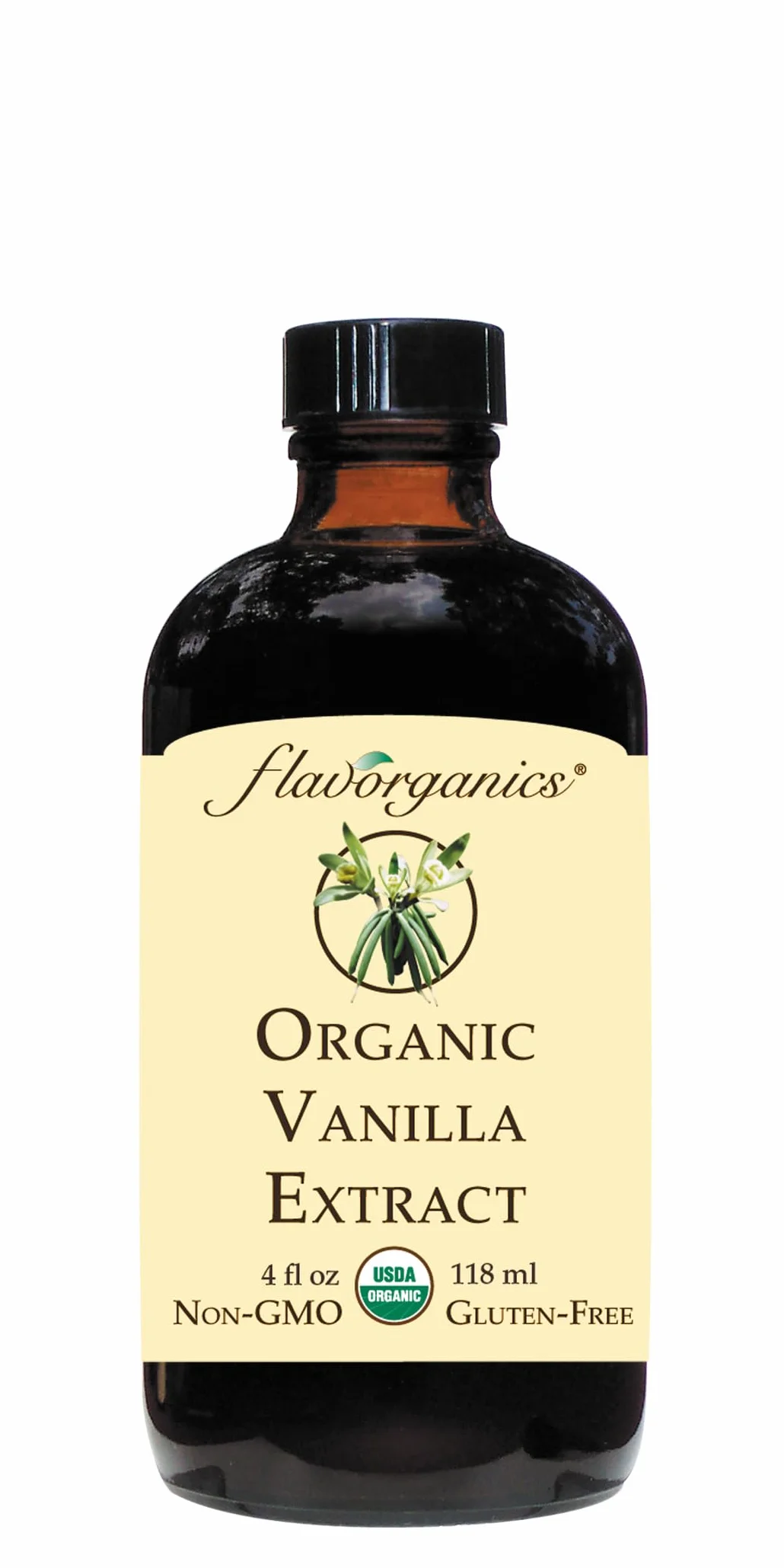 Flavorganics Vanilla Extract 4 oz
