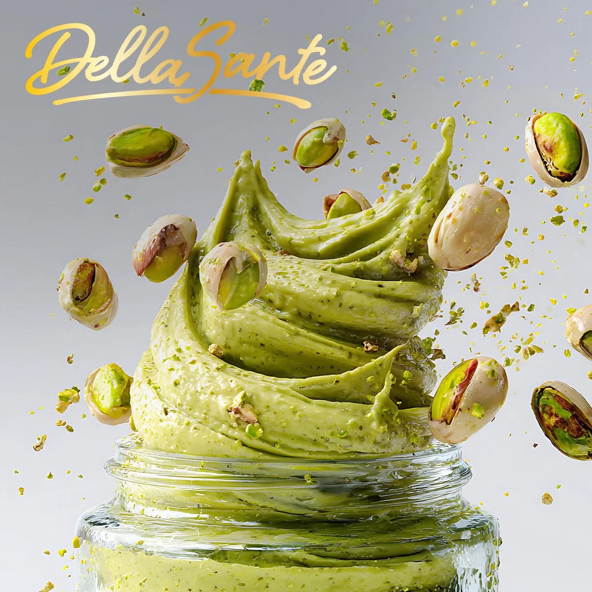 Sante krem pistacjowy 190g 30% pistacji słodki krem w słoiku