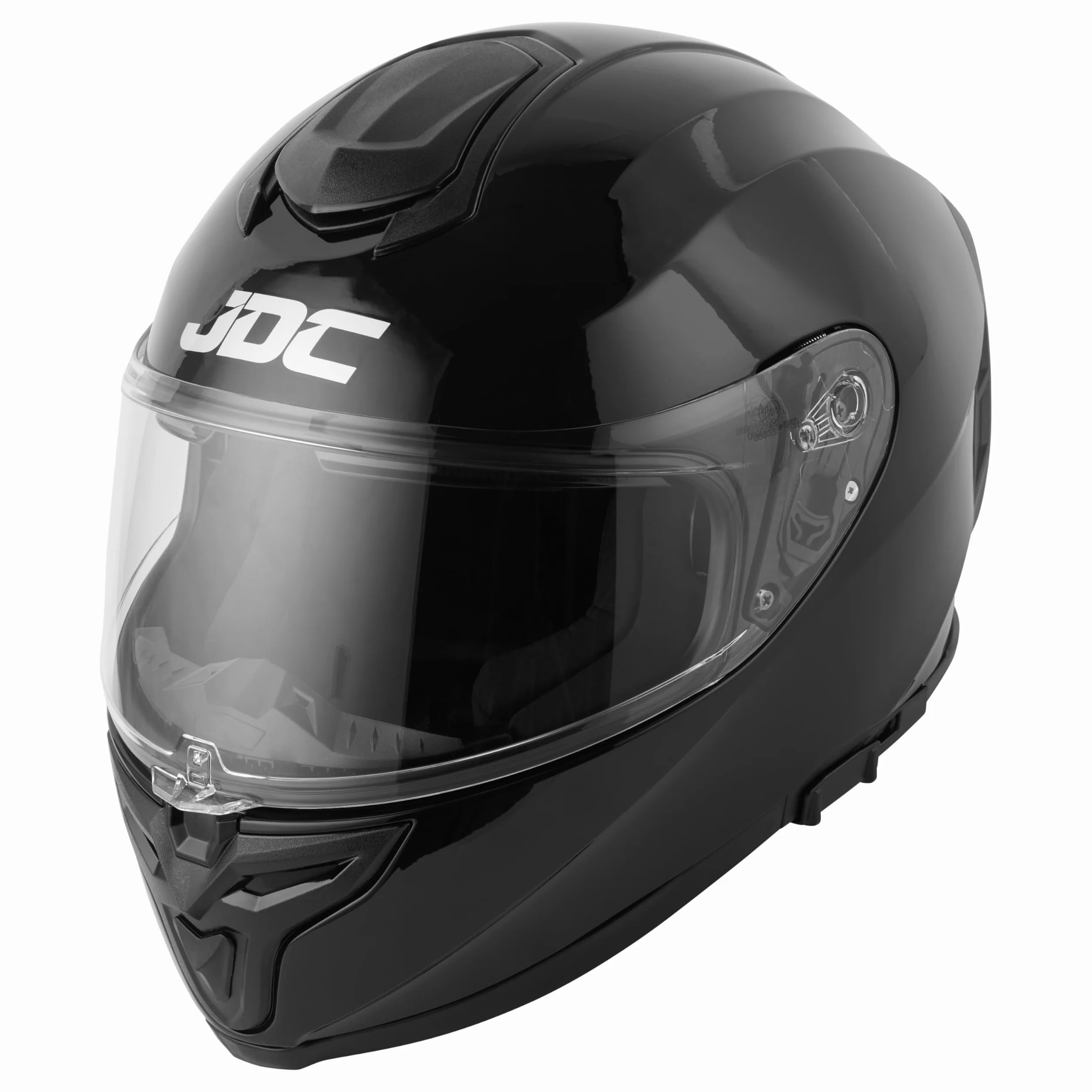 JDC Kask motocyklowy na całą twarz, wysuwany podwójny wizjer ECE 22.06, SABRE