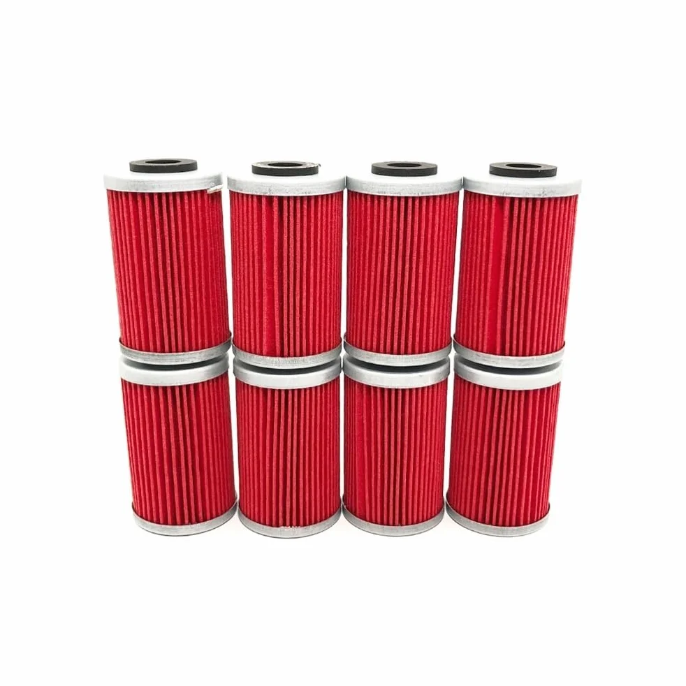 Filtr oleju motocyklowego 2/4/6/8 szt. 77038005044 do KT SXF250 XCF450 EXC500 XCW450, Husqva FC450, Husabe FE450 FE570, filtry paliwa Strony(8 Pcs)