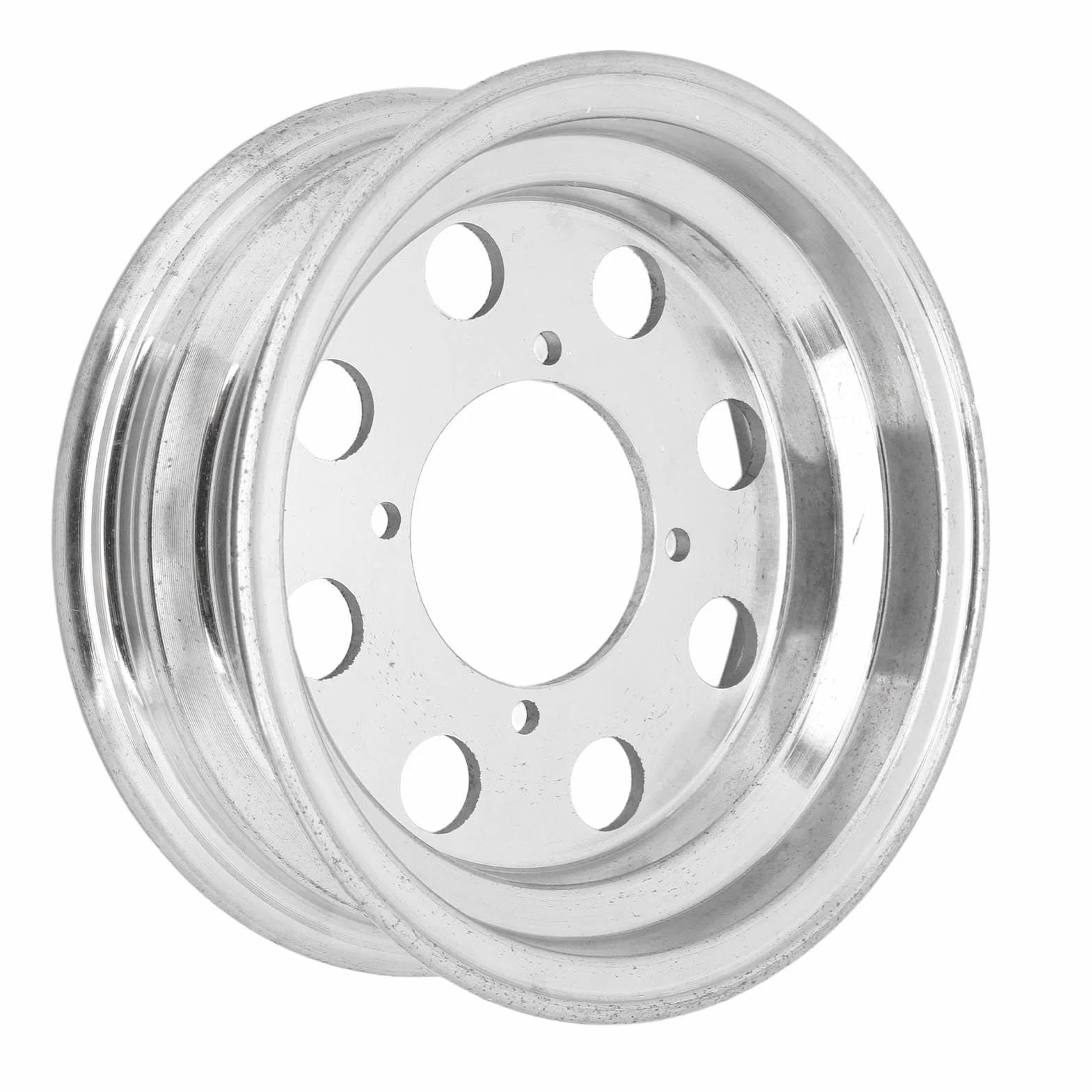 Obręcz Przedniego Koła Motocykla Polerowana Felga ze Stopu Aluminium Zamiennik Koła Próżniowego do Opon Monkey Z50 8 Cali