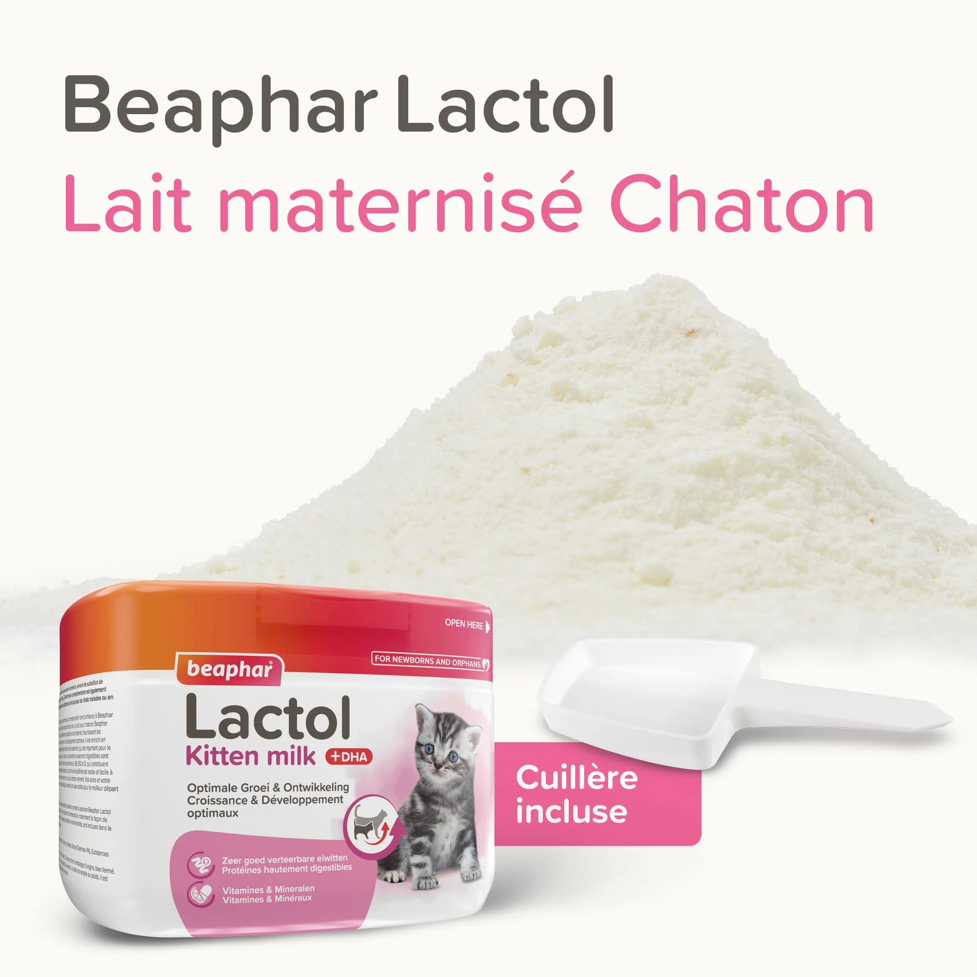 Beaphar Lactol mleko w proszku dla kociąt, zamiennik mleka matki