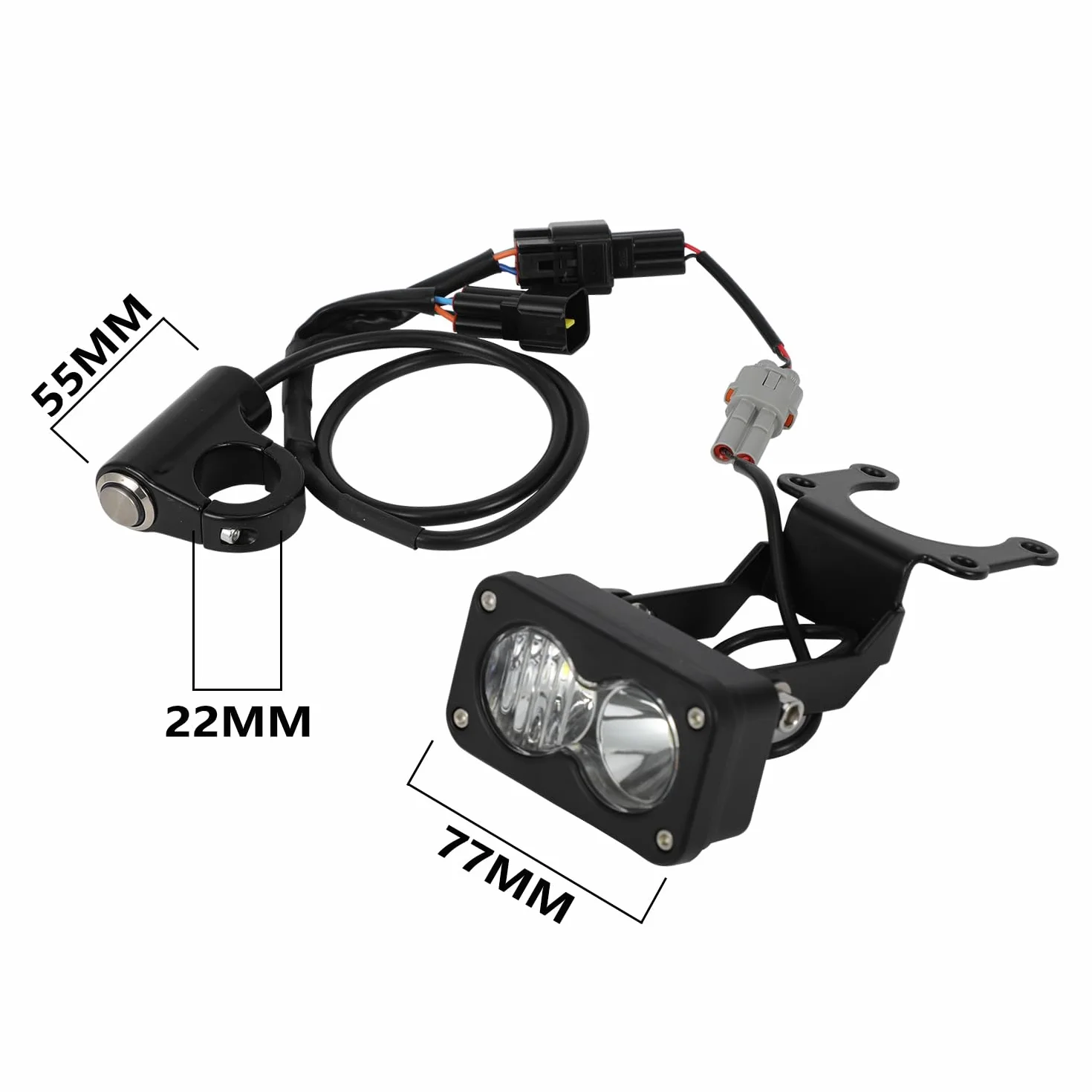 Feeli reflektor motocyklowy LED do motocykli LED z plug-and-play do Talarii MX3/Mx4/Mx5 Bright White