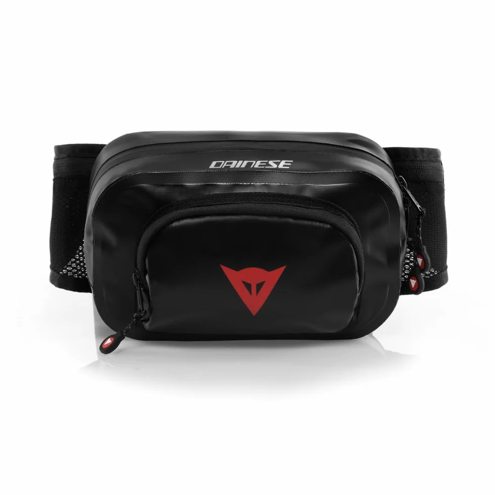 Dainese - Explorer Waist Bag 1.8L, wodoodporna saszetka biodrowa, dla mężczyzn i kobiet, czarna, Czarny (Black), Wodoodporna saszetka nerka