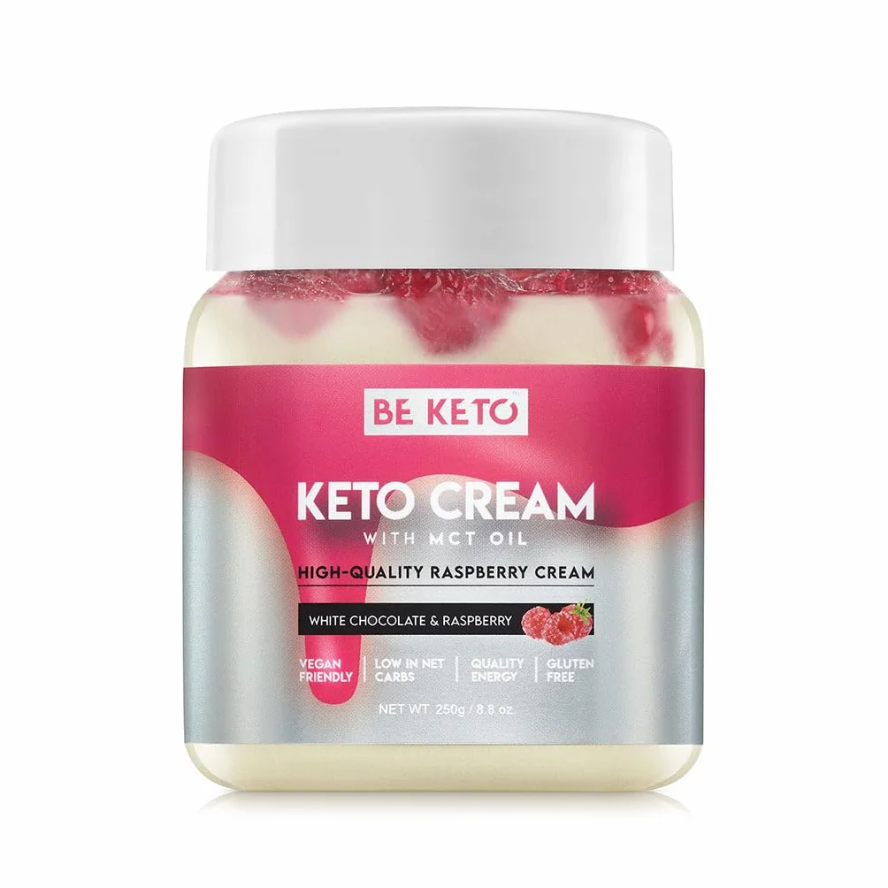 Keto Krem™ Biała Czekolada & Malina 250g