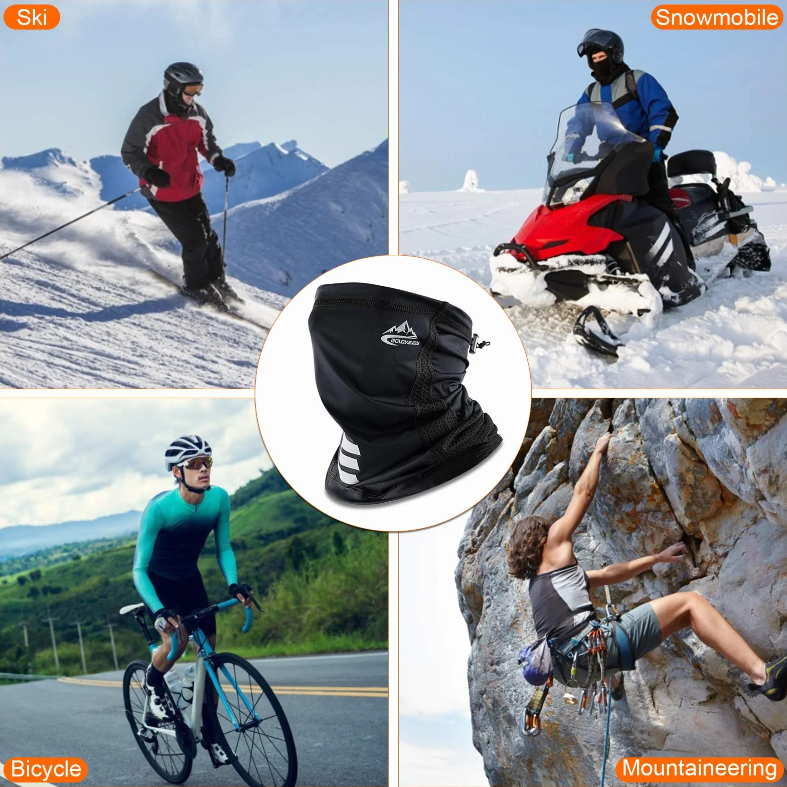 Męskie ocieplacze na szyję Zimowe wodoodporne majtki motocyklowe ocieplacz na szyję Elastyczny ocieplacz na szyję Polar Ochraniacz na szyję do uprawiania sportu Narciarstwo Jazda na rowerze Bieganie