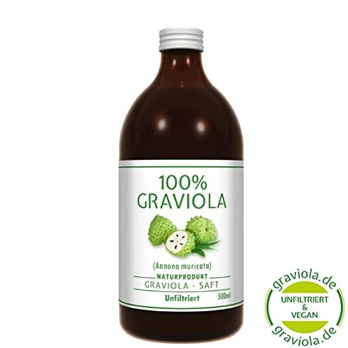 Sok z Gravioli 100% Niefiltrowany Wegański 3 x 500 ml Guanábana Soursop