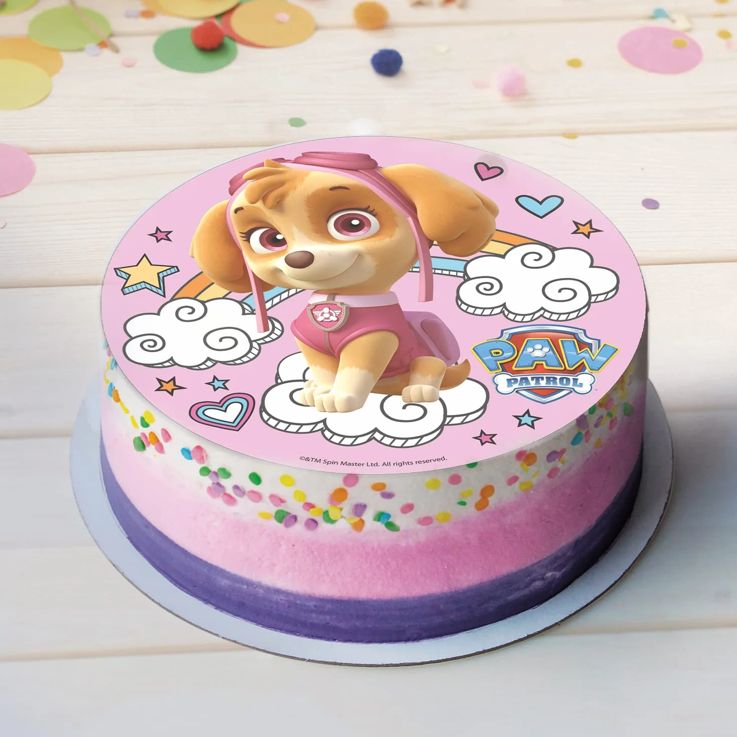 Topper na tort Skye z Psiego Patrolu 20 cm Dekora