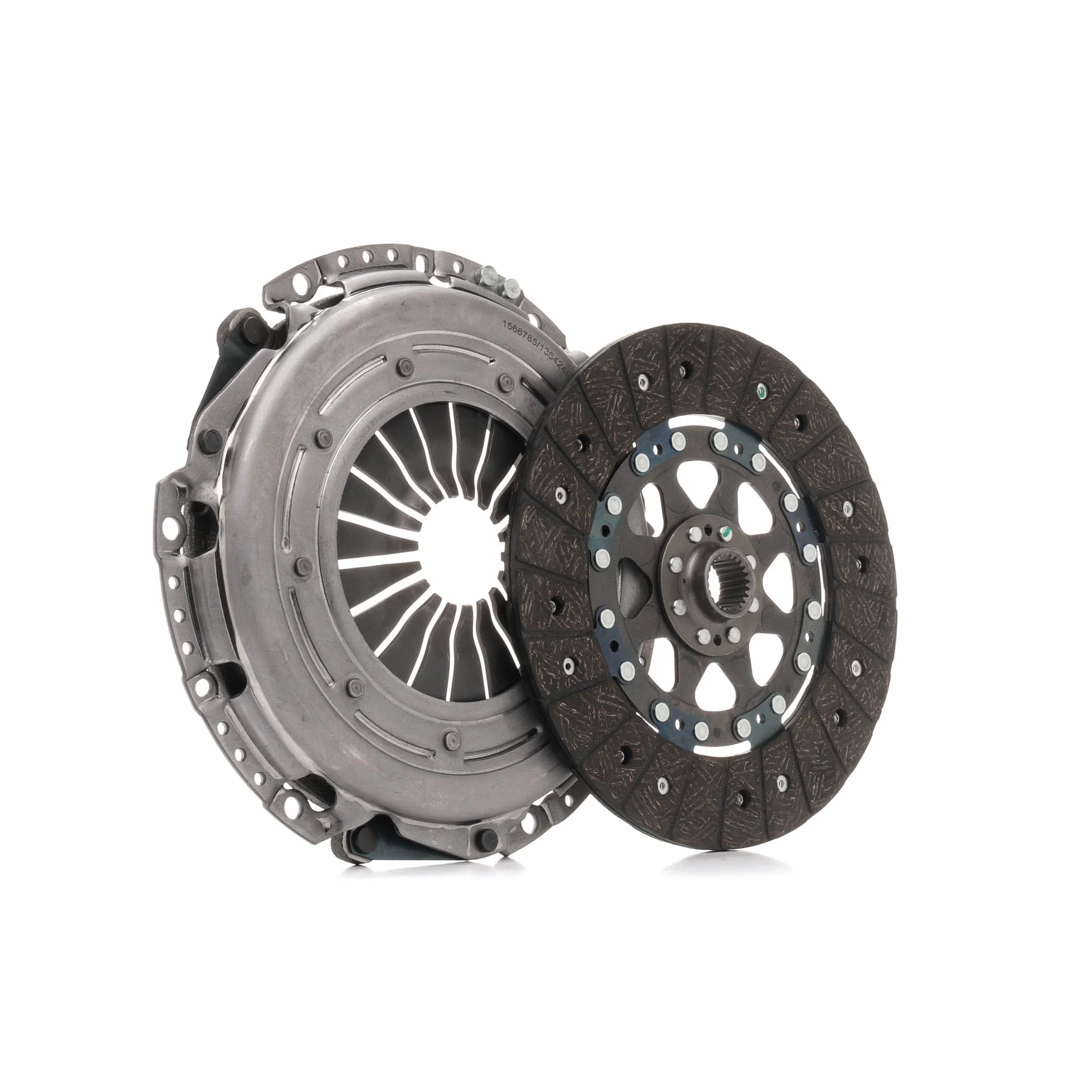 Zestaw sprzęgła RIDEX 479C0195 Kompatybilny z VOLVO S40 II 544 V50 545 S80 II 124 V70 III 135 C70 II Cabrio 542