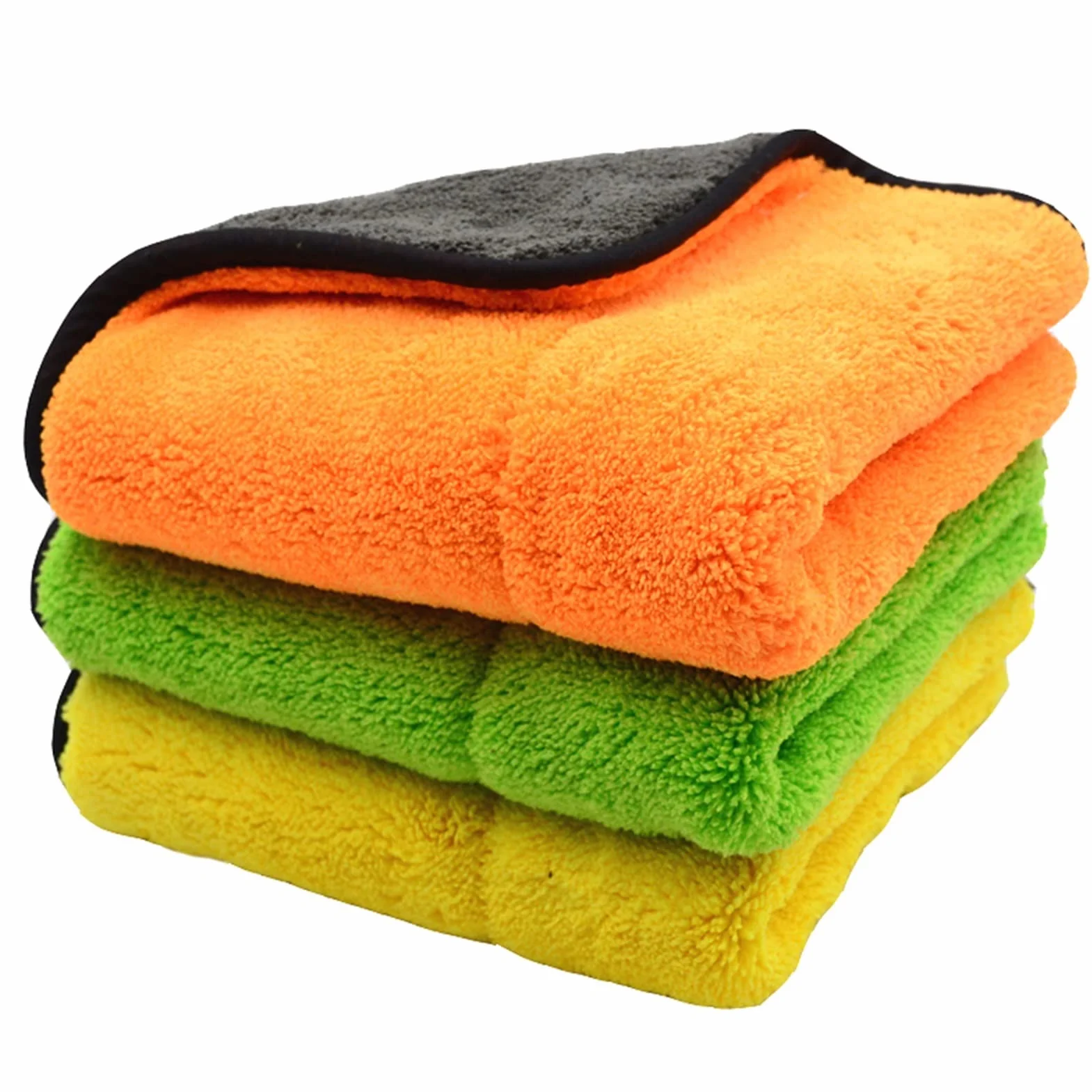 szt. Ręcznik do czyszczenia samochodu 800GSM 45x38cm Car Detailing ręczniki do suszenia z mikrofibry Auto narzędzie do polerowania myjnia samochodowa akcesoria jakość