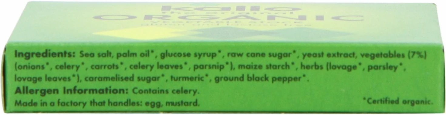 Kallo - Organic Vegetable Kick Cubes - 66g