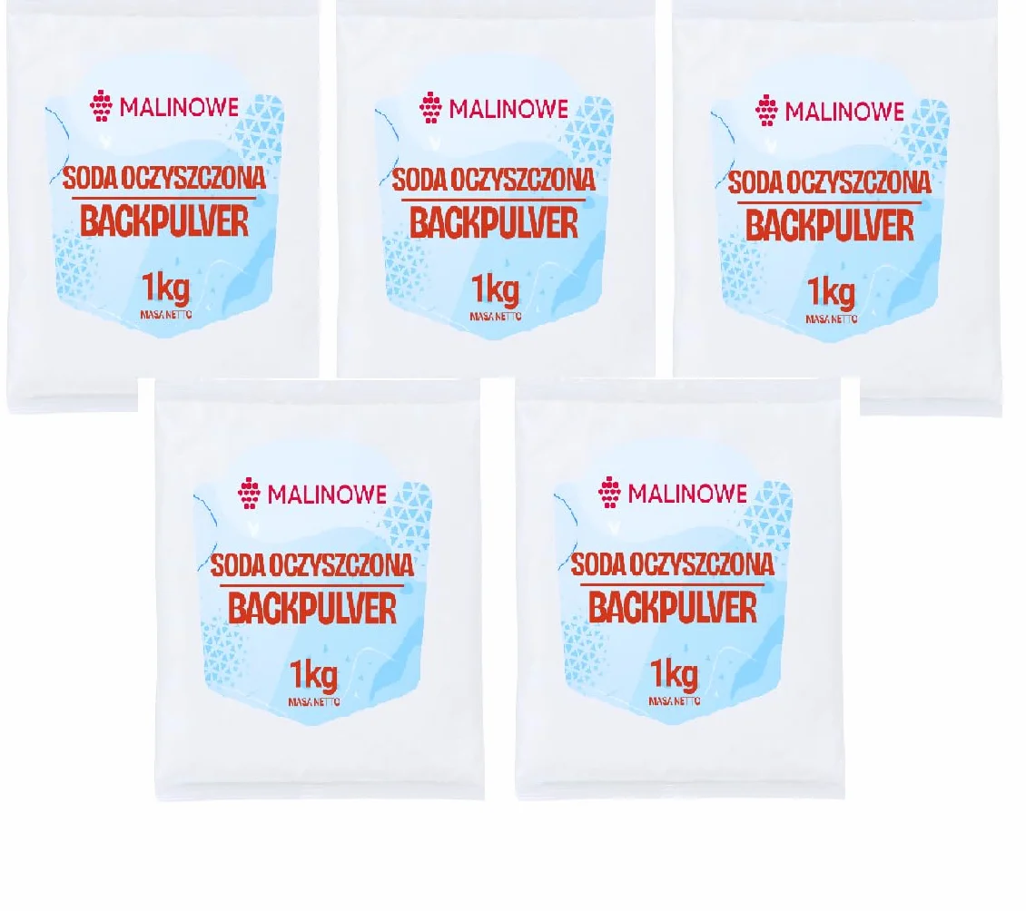 SODA OCZYSZCZONA Spożywcza Wodorowęglan Sodu 5x1kg