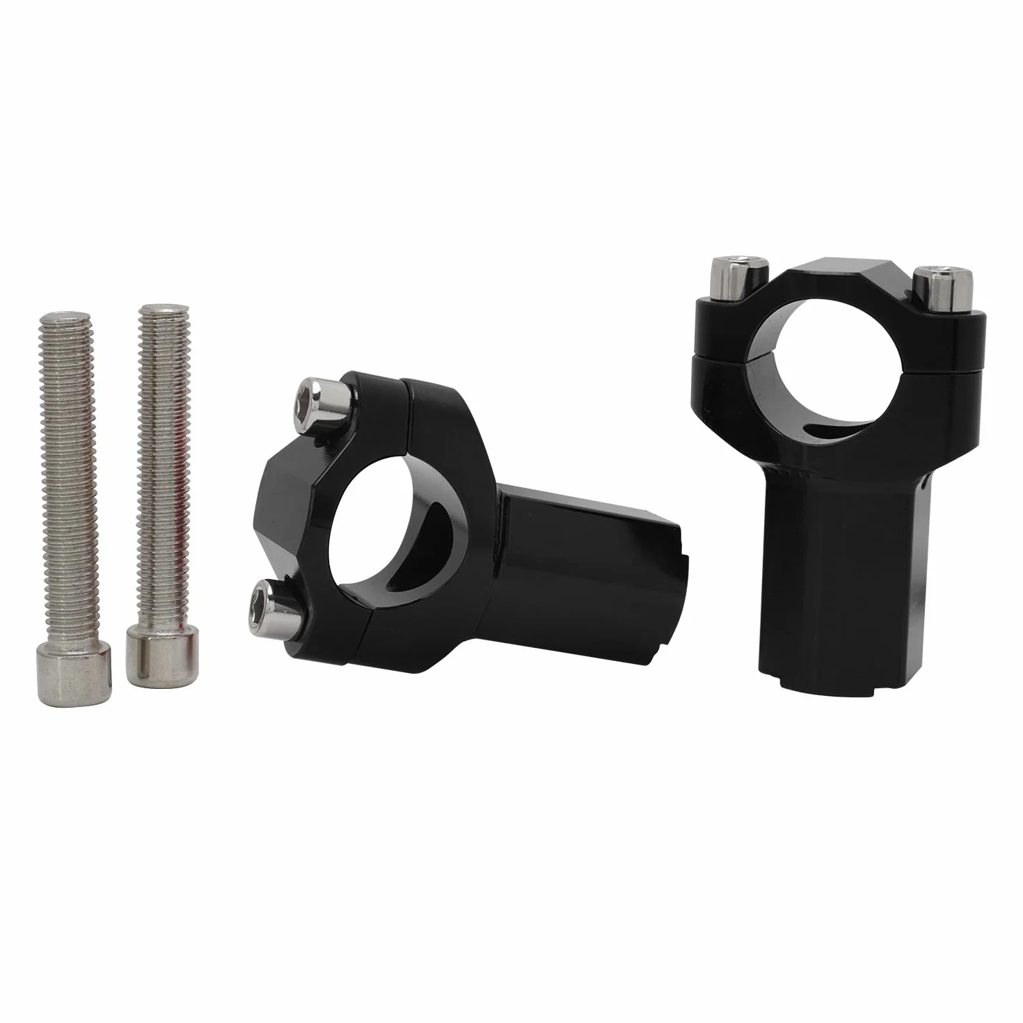 JFG RACING Risers na kierownicę motocykla 28 mm, zaciski na kierownicę CNC, zaciski do kierownicy 125-530 SX SX-F EXC XCW XCFW EXCF-czarne