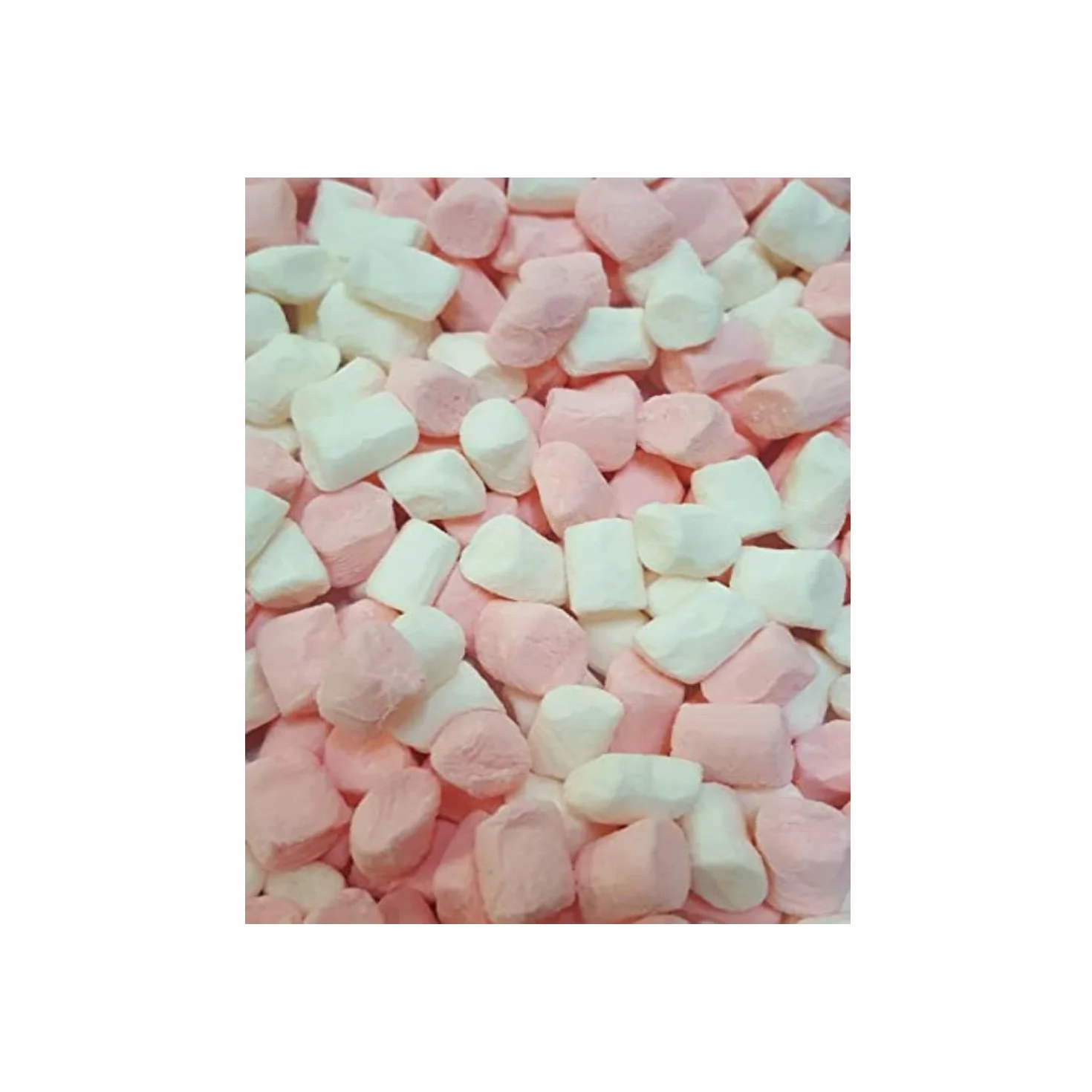 Słodcy ludzie | Mini pianki Bianchi e Rosa | Ptasie mleczko Colorati Piccoli | Morbidi Marshmallow w Barattolo - 160 gr.