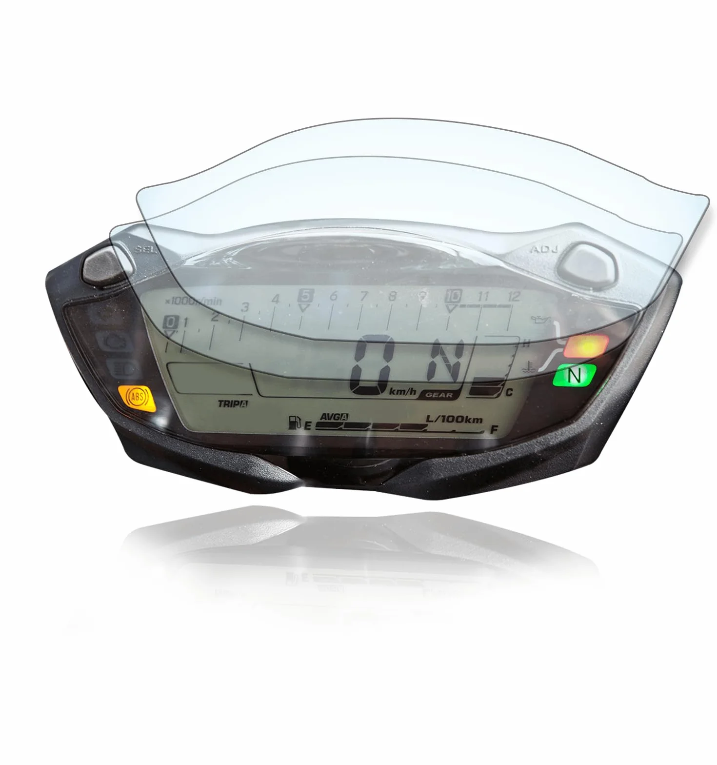Folia ochronna na wyświetlacz prędkościomierza Suzuki GSX-S1000 750 SV650 2x Ultra Clear