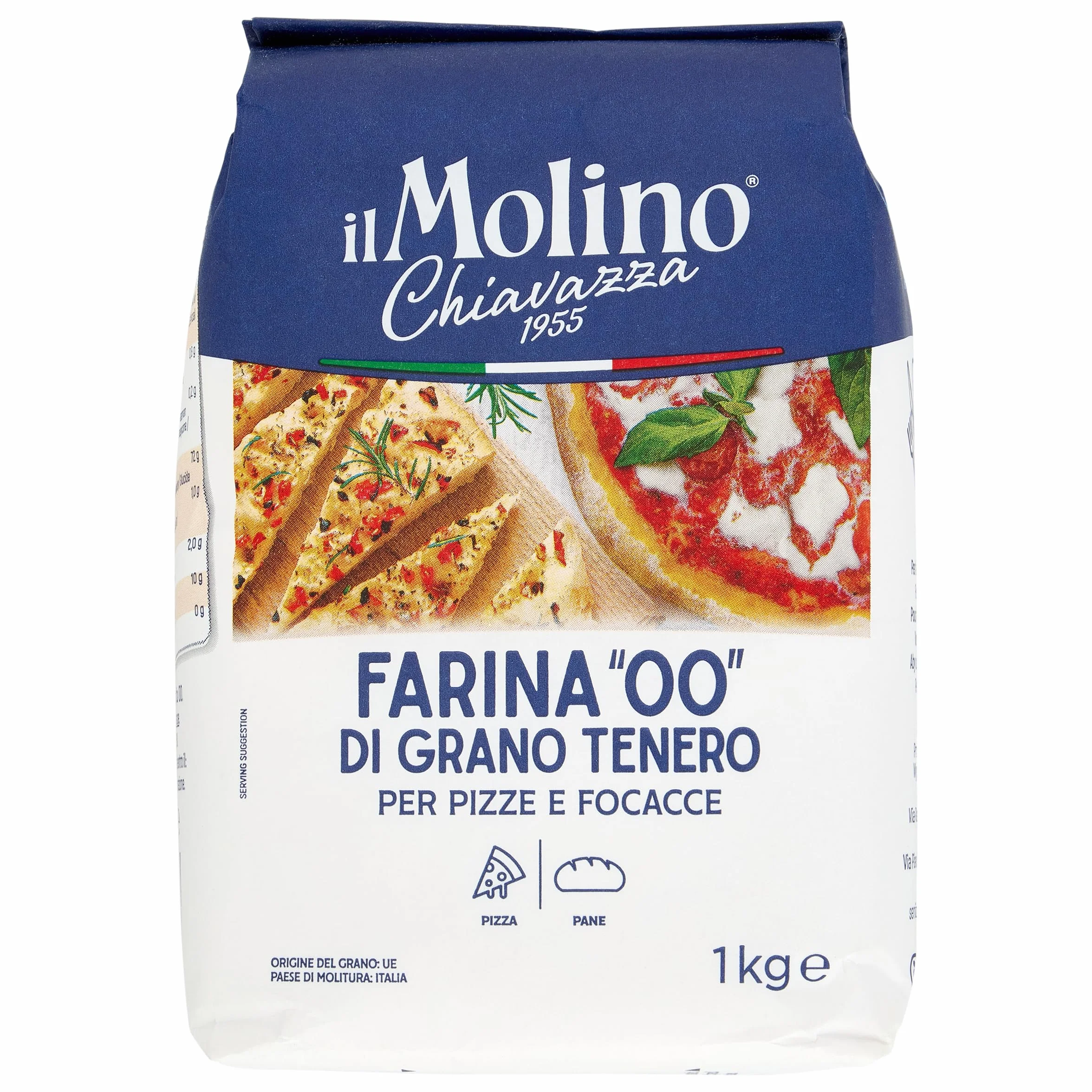 Mąka do pizzy focacii per Pizza e Focacce 1 kg il Molino Chiavazza włoska