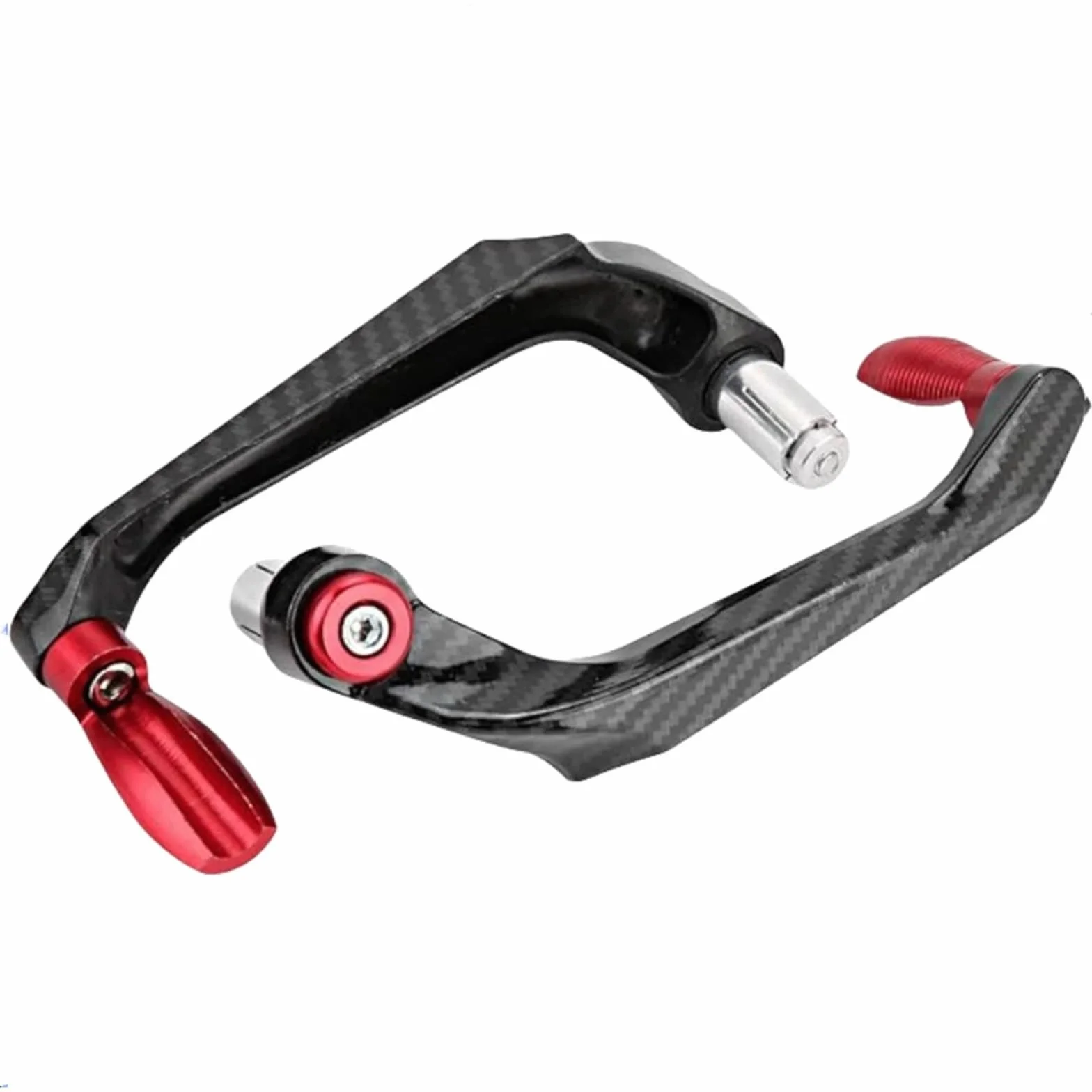 Motocykl Handguards Motocykl skuter rowery górskie osłona hamulca dźwignia kierownica sprzęgło osłona dłoni modyfikacja kierownica wyposażenie ochronne(Red)