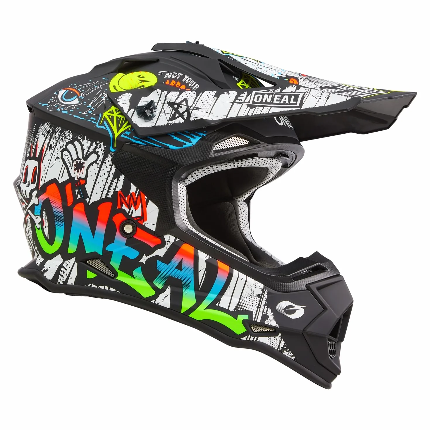 Kask O'Neal 2Srs Rancid Czarno/Biały S (55/56 Cm)