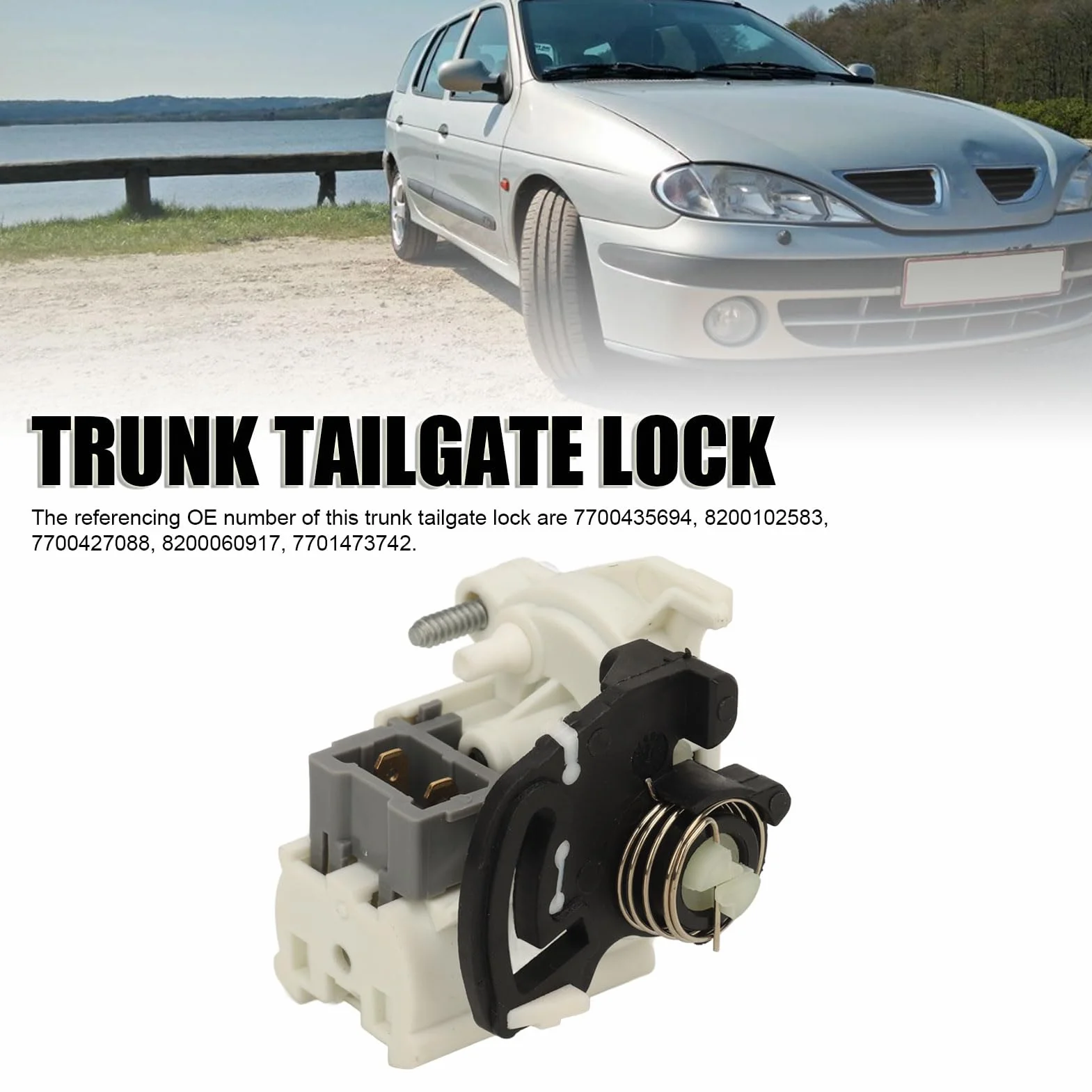 Siłownik Tylnej Klapy Bagażnika Elektromagnetyczny 7700435694 Dla Clio Mk2 Mk3 Megane Twingo