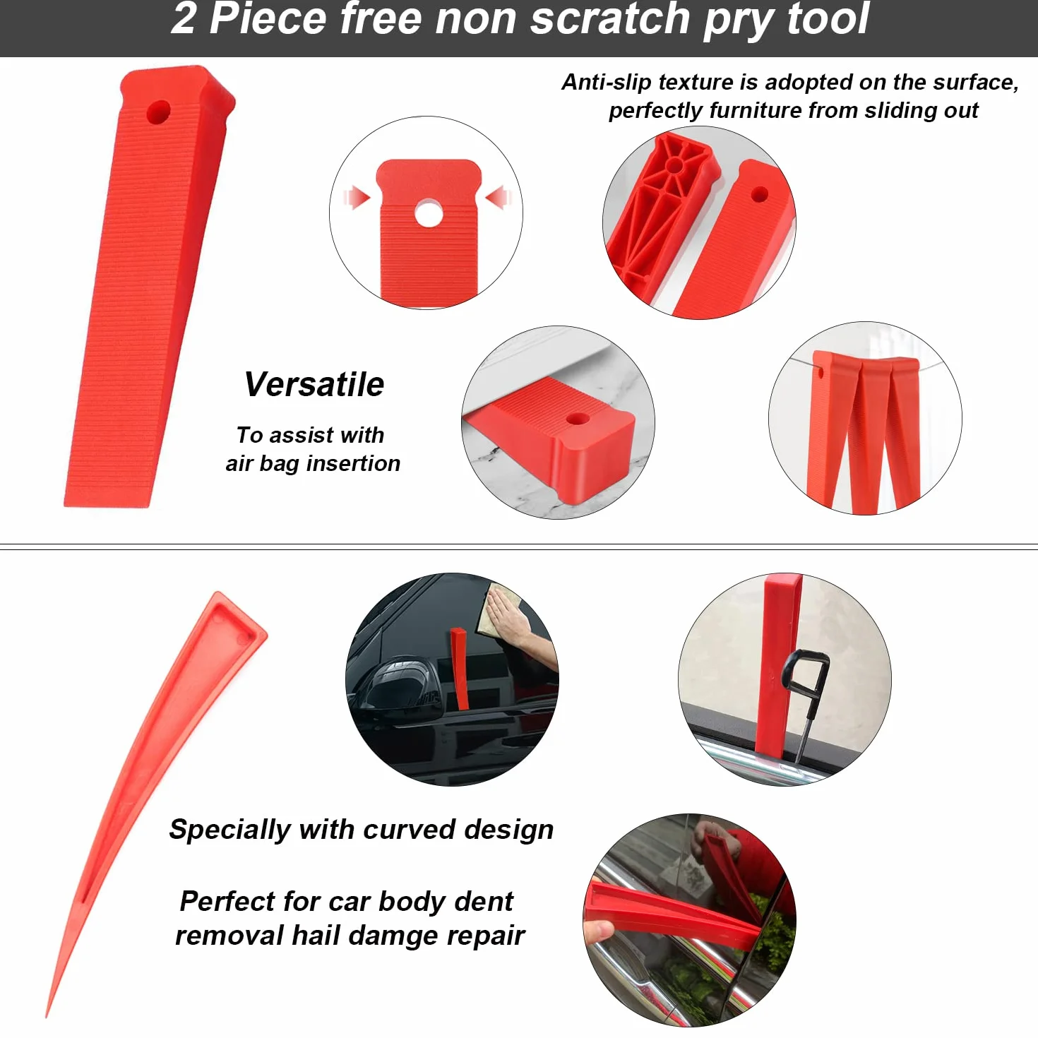 4 sztuki poduszek montażowych Air Pump Wedge poduszka powietrzna montaż poduszka rozprężna poduszka montażowa napinacz pneumatyczny (Kwadratowe+Prostokątne)