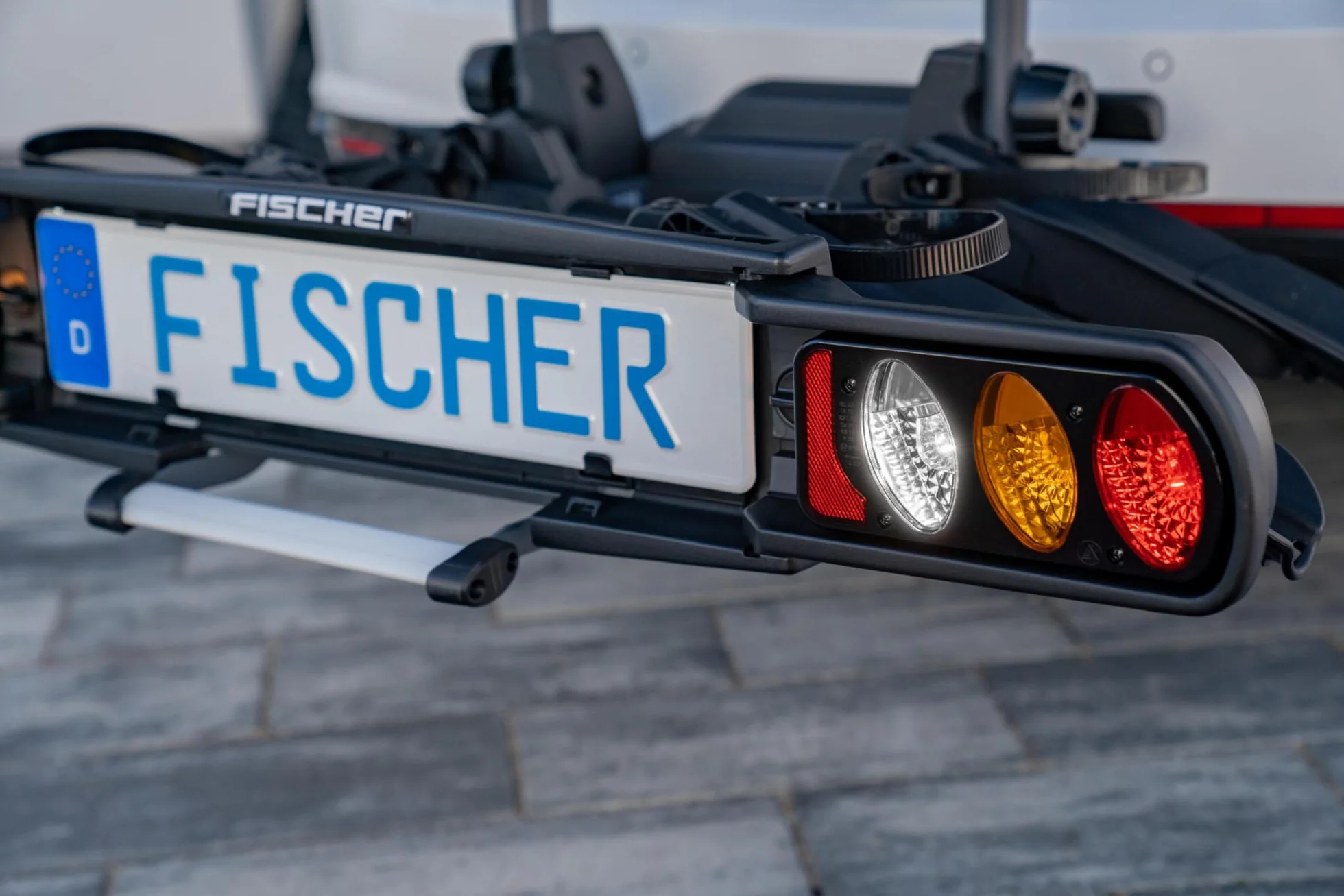 Fischer 126001 Bagażnik, Czarny, Na 2 Rowery