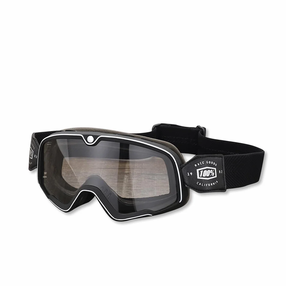 Gogle motocyklowe, gogle motocrossowe, gogle motocyklowe vintage z podwójną gąbką i antypoślizgowym elastycznym paskiem, gogle motocrossowe z wiatroszczelną, pyłoszczelną i ochroną przed