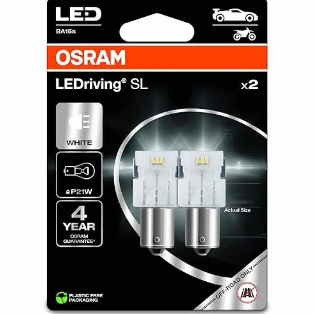 OSRAM LEDriving SL, P21W, biały 6000K, podwójny blister (2 lampy), LED Retrofit, tylko do użytku terenowego
