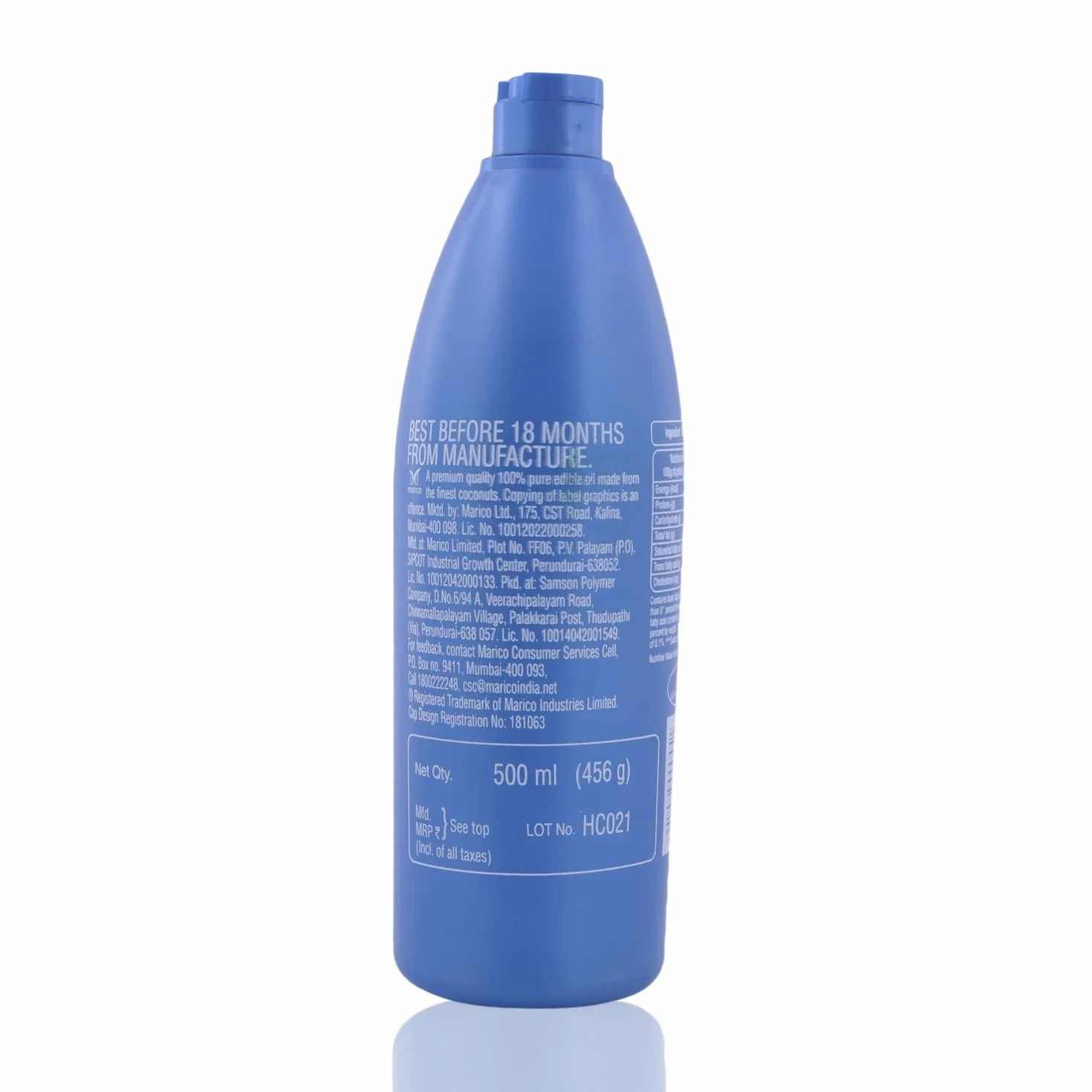 PARACHUTE - Olej kokosowy (butelka), (1 x 500 ml)