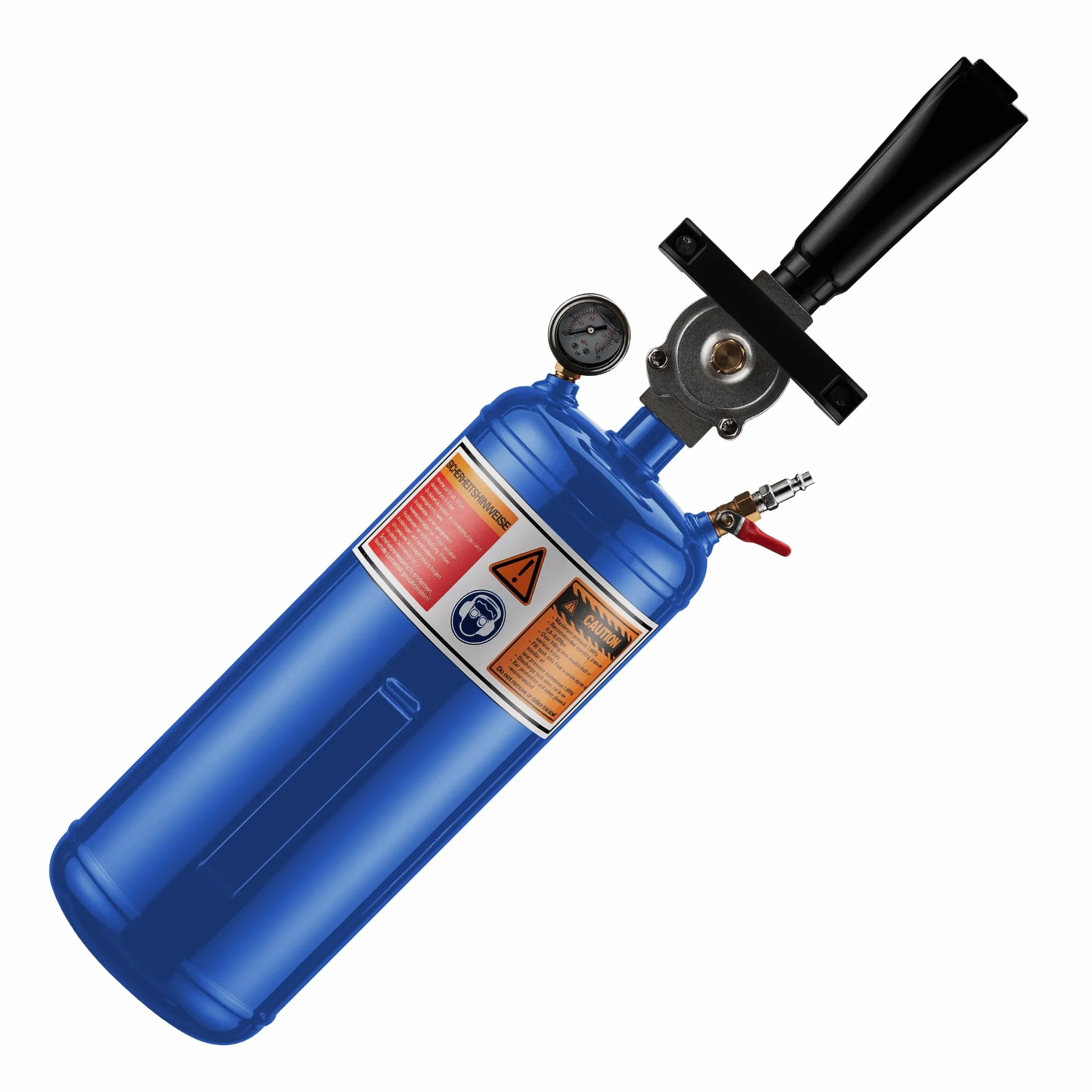 Wiltec Inflator do opon 6-8 bar 7 l pistolet do pompowania przenośny