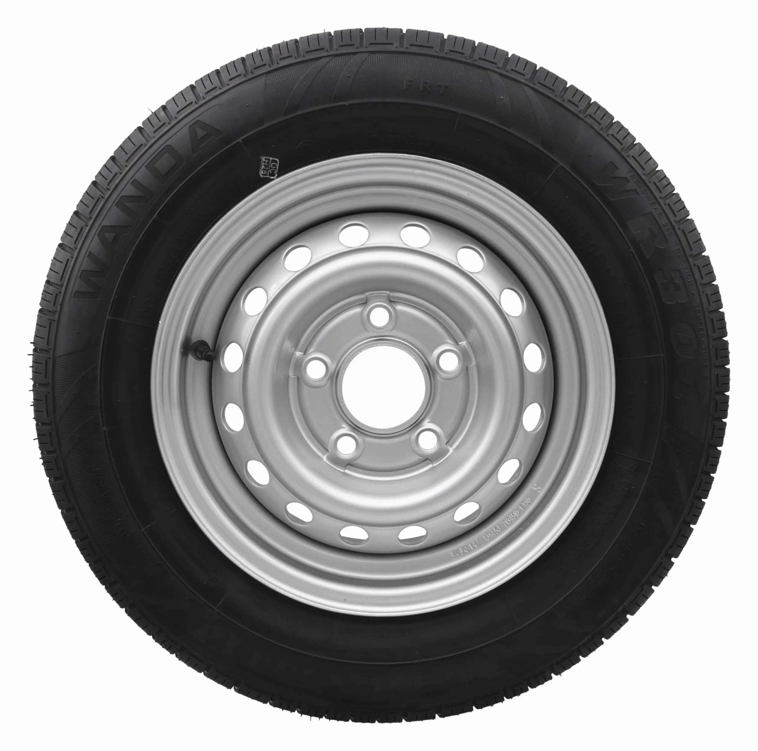 Kompletne koło 155/80R13 84N 112 x 5, 5 otworów, 155 R 13 do samochodów osobowych, przyczepa 4,5 Jx13, koło do przyczepy