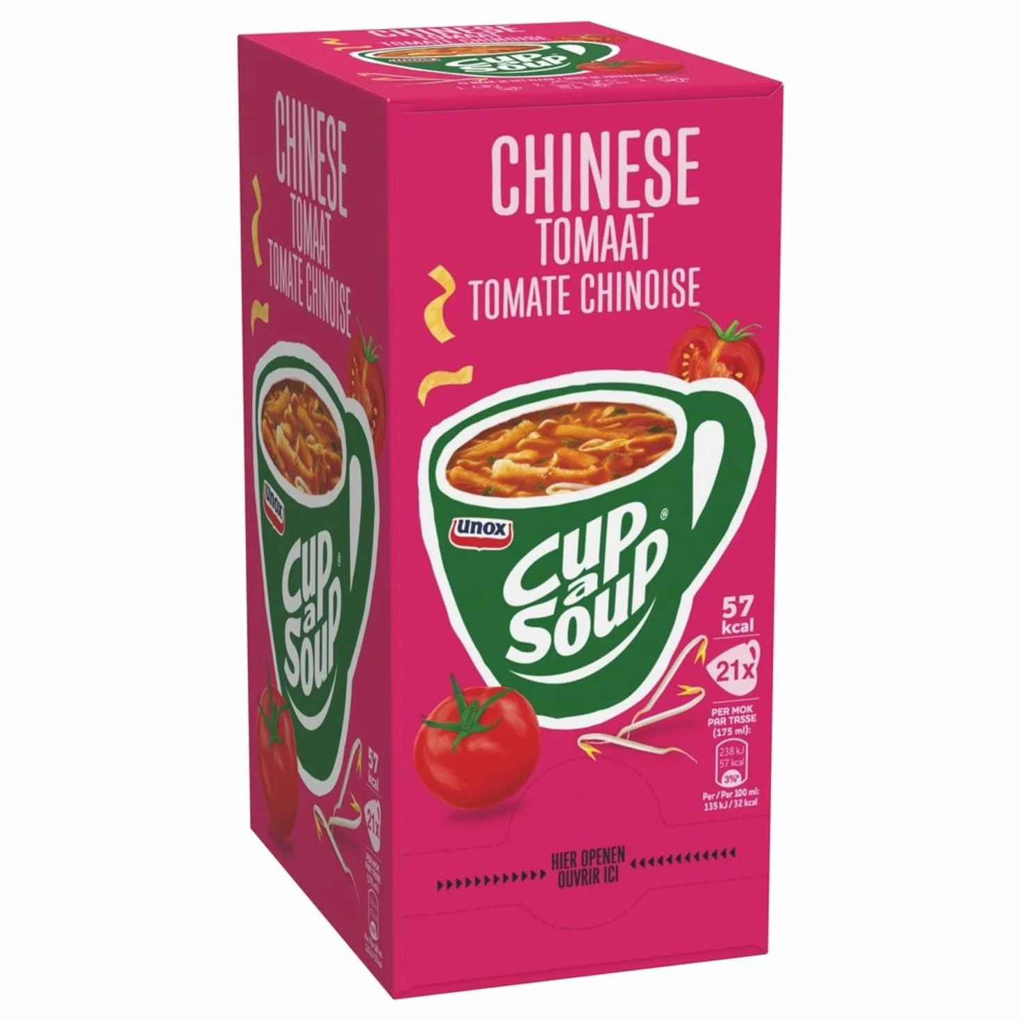 Cup A Zupa Chińska Zupa pomidorowa, 21 sztuk, Sztuki