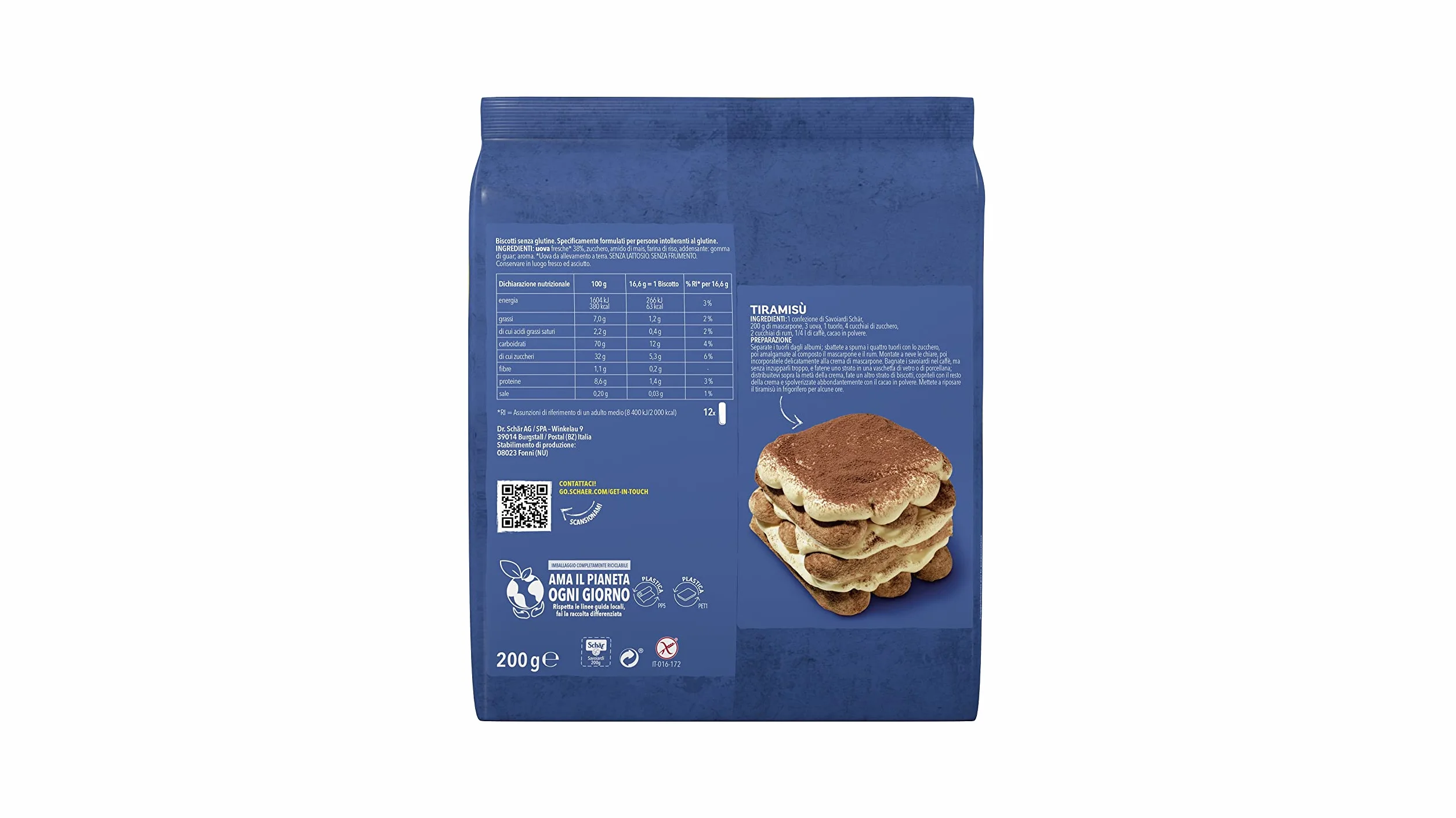 Schär Savoiardi 200 g