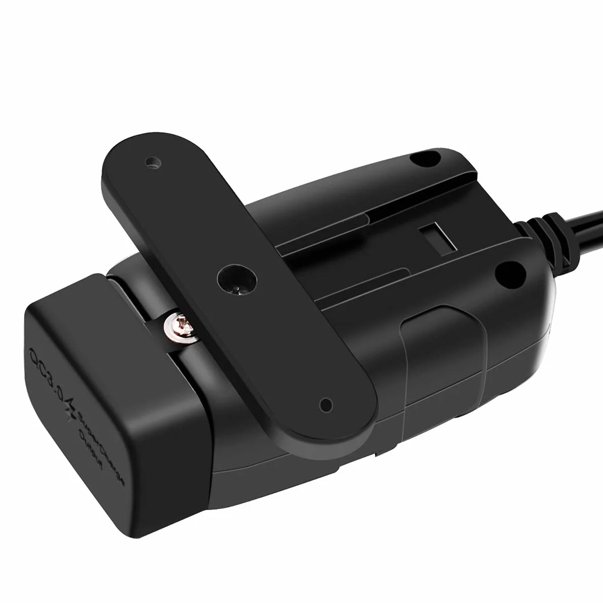 Ładowarka USB Moto wyposażona w wodoodporny woltomierz i ochronę ładowania łodzi samochodu/motocykla/telewizora/SUV/DC12V