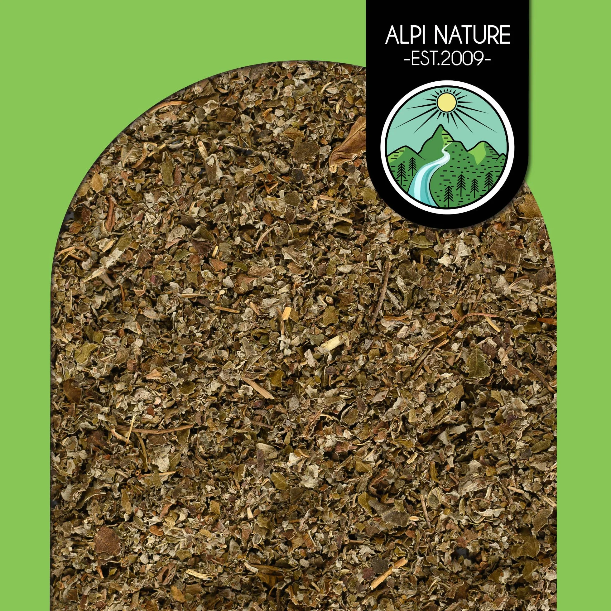 Alpi Nature Herbata z Liści Maliny 125g, Herbata Liściasta, Suszone i Cięte Liście Maliny