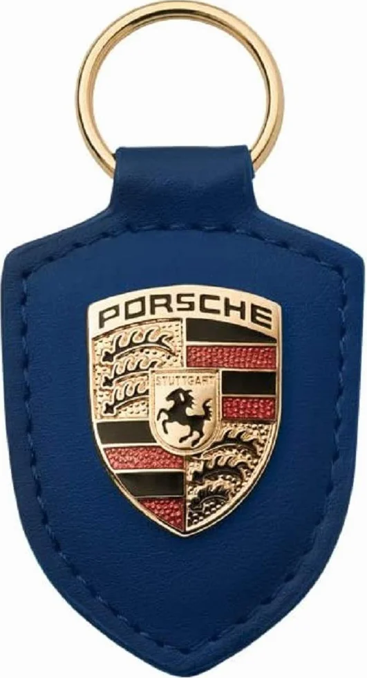 Porsche Herb klucz wisiorek niebieski 911 Boxster Cayman Panamera Cayenne