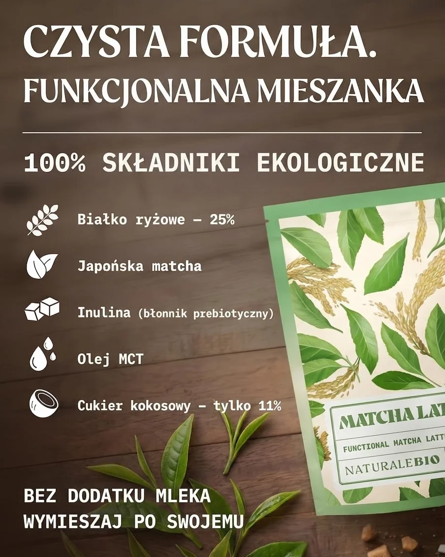 NaturaleBio Matcha Latte 150g