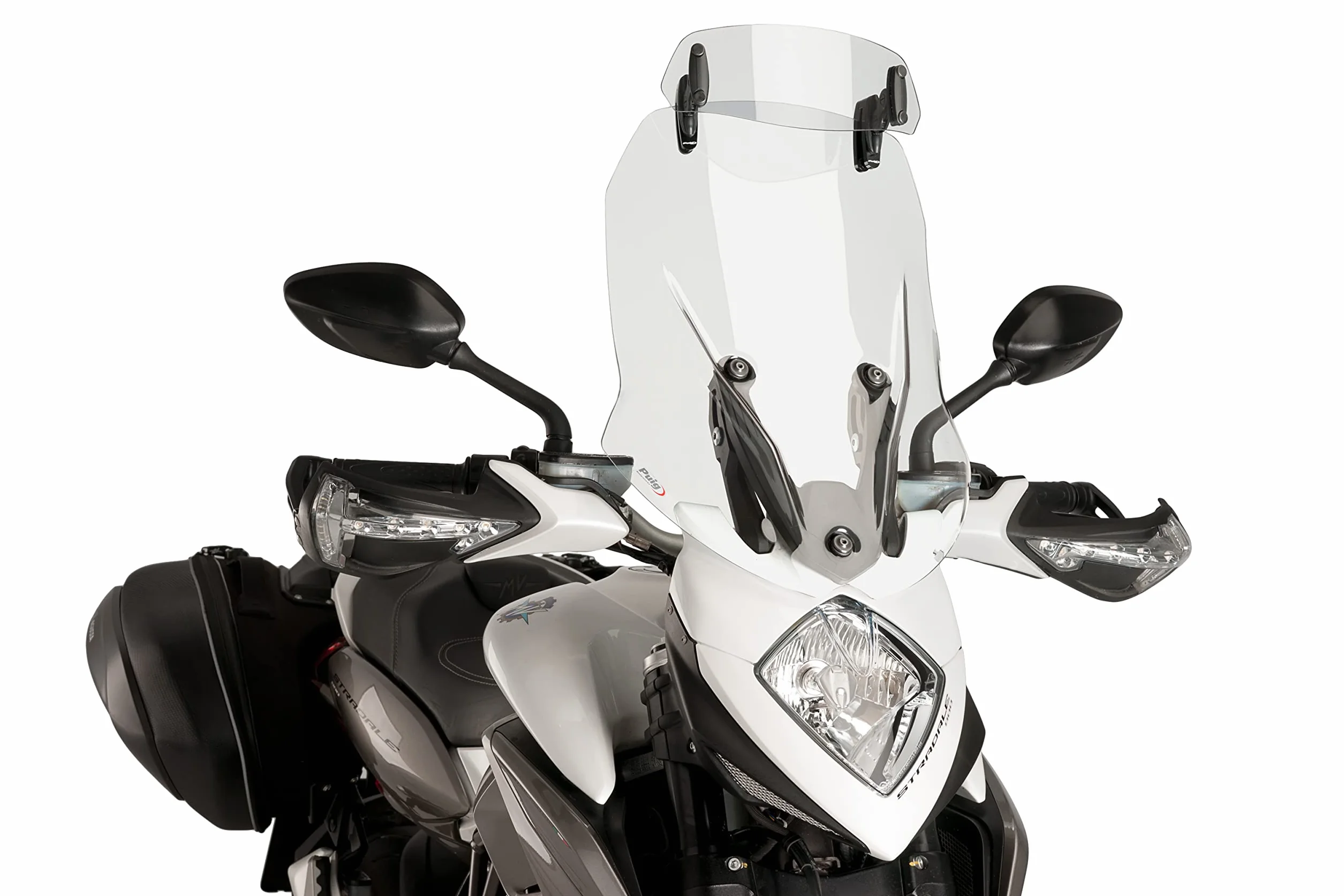 Puig 6320 W Wieloregulowany wizjer Clip-on, przezroczysty