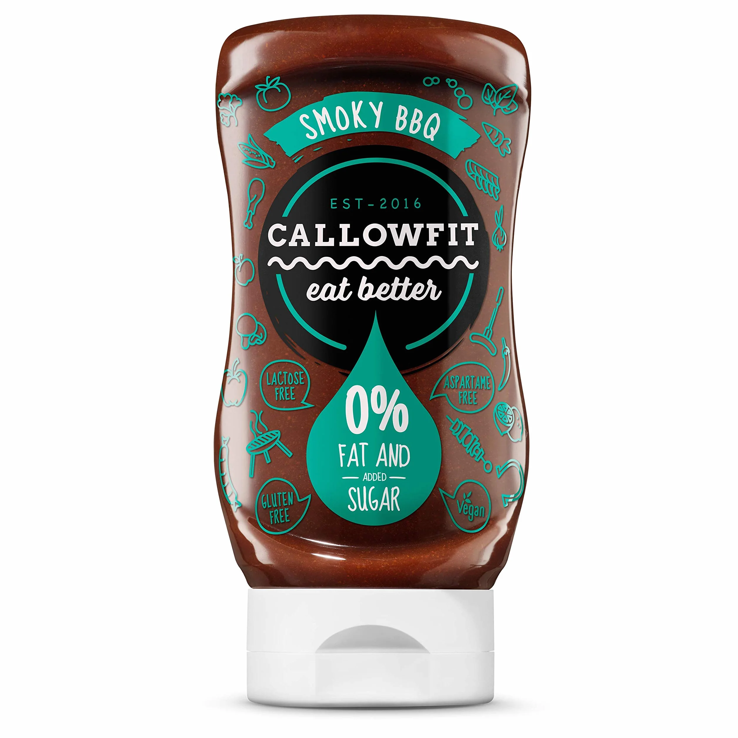 Callowfit sos niskokaloryczny 0% tłuszczu i cukru dymny grill