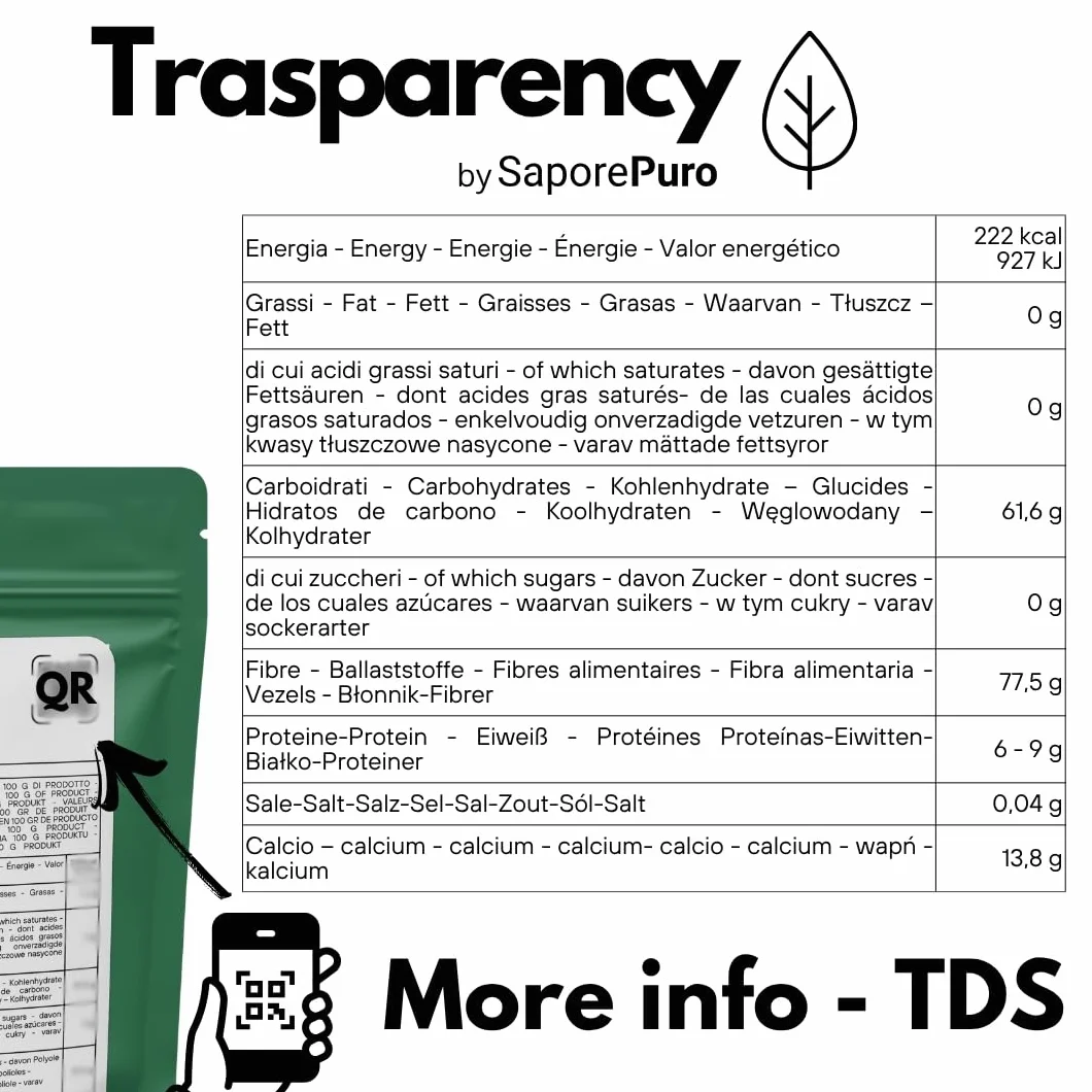 Saporepuro Mleczan wapnia w proszku 250 gr