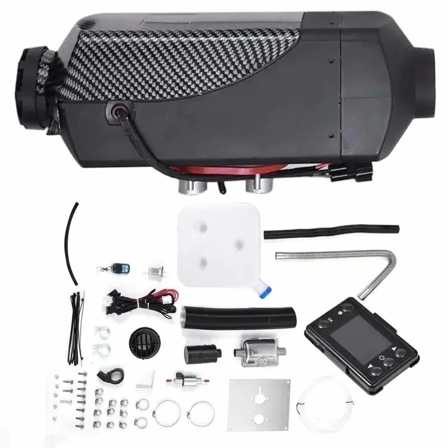 Nagrzewnica postojowa 5KW 12V/24V Car Diesel Parking Heater Auto Fuel-operated Heater 12v/24v Air Parking Heater Remote Diesel Heater nagrzewnica powietrza