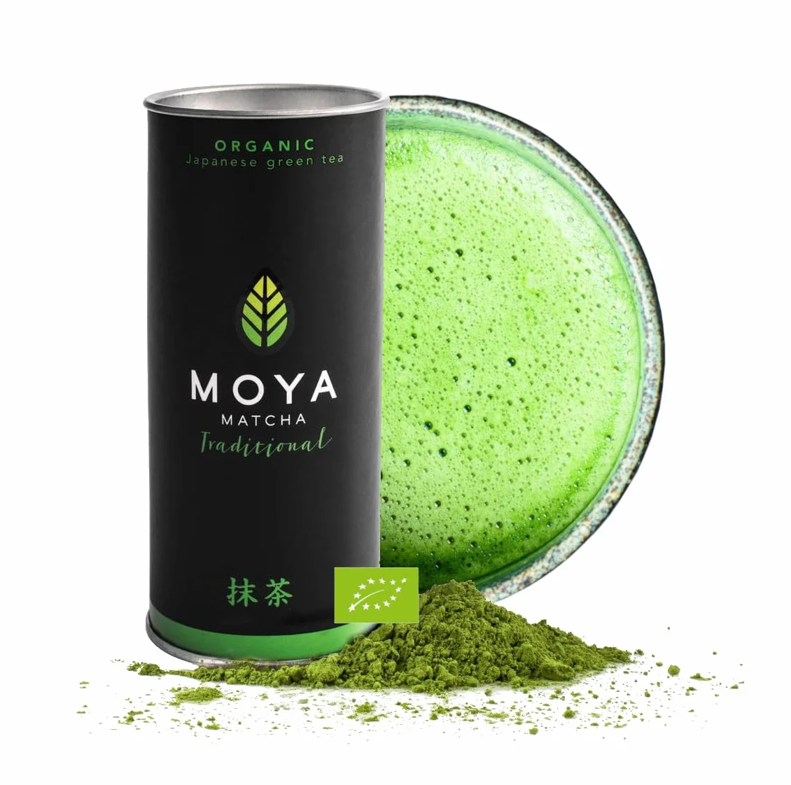 Moya Matcha Organiczna Zielona Herbata w Proszku 30 g Tradycyjna Klasa II