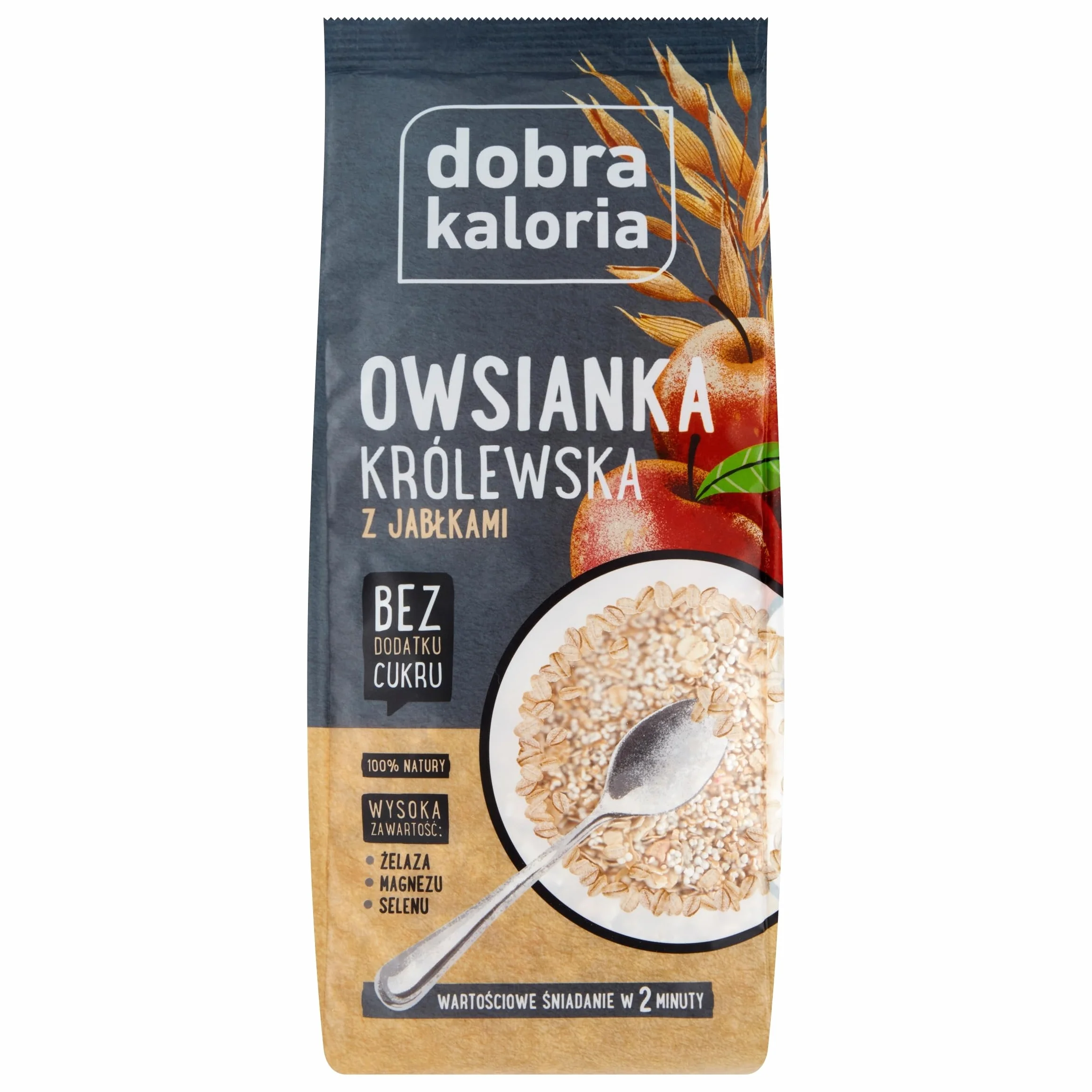 Owsianka Królewska z Jabłkami Płatki Dobra Kaloria
