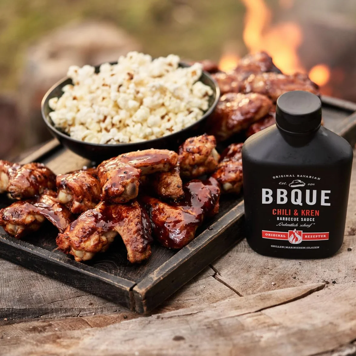 BBQUE Bawarski Sos Barbecue Chili & Kren 400 ml