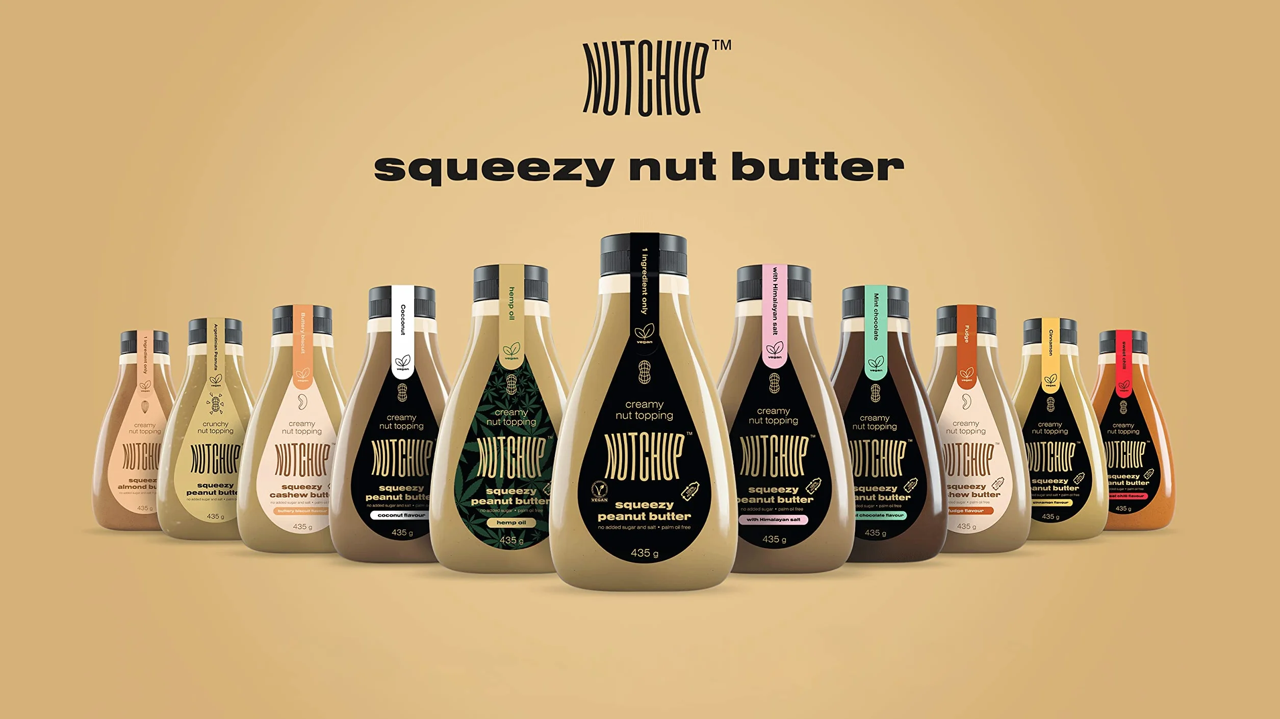 NUTCHUP Kremowa polewa migdałowa masło migdałowe 435g