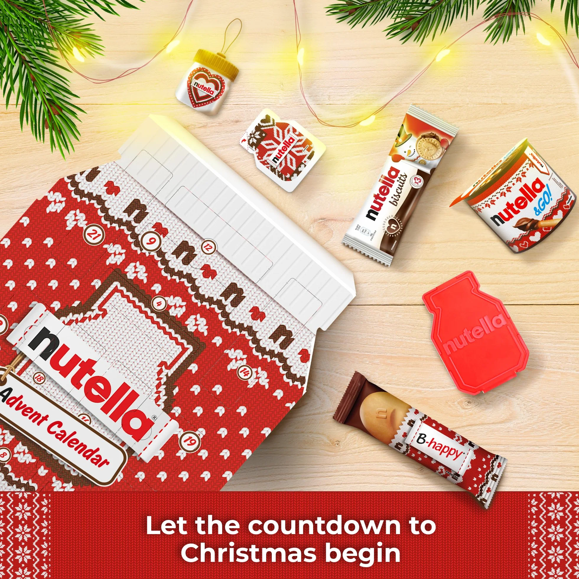 Nutella Kalendarz adwentowy 2025, 24 niespodzianki, 528 g