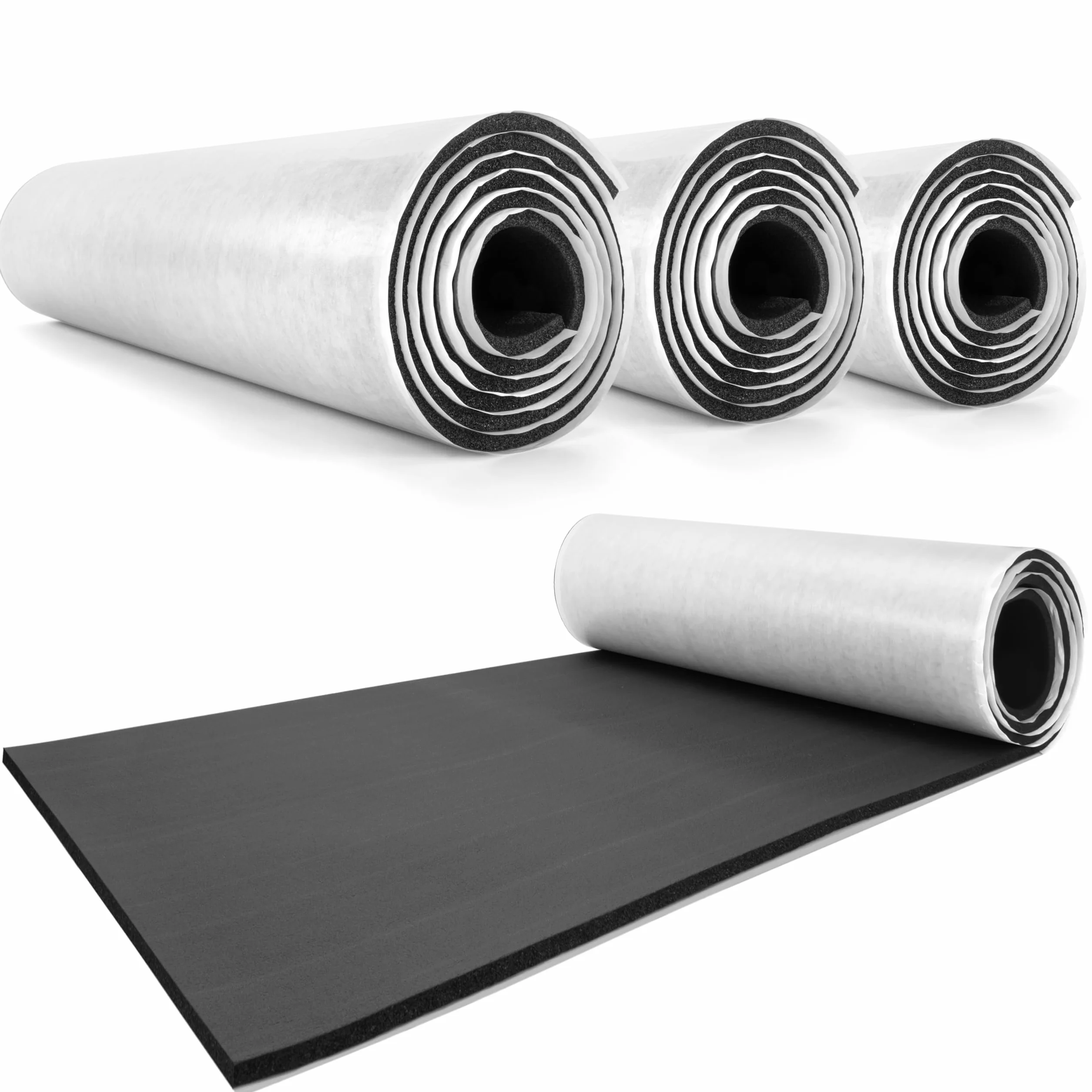 HASKYY 1QM Mata izolacyjna piankowa samoprzylepna 50x200x1 cm ognioodporna wodoszczelna 4 sztuki