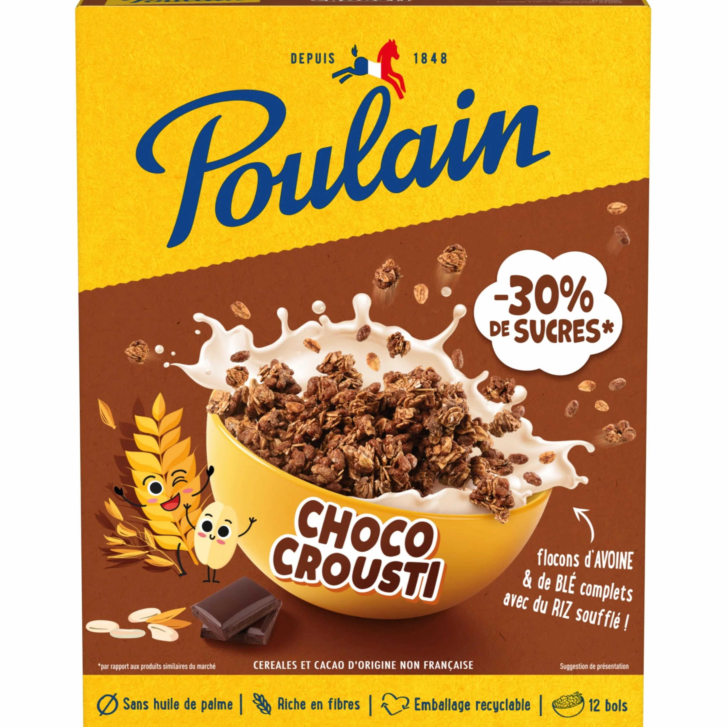 POULAIN Choco Crousti 375g