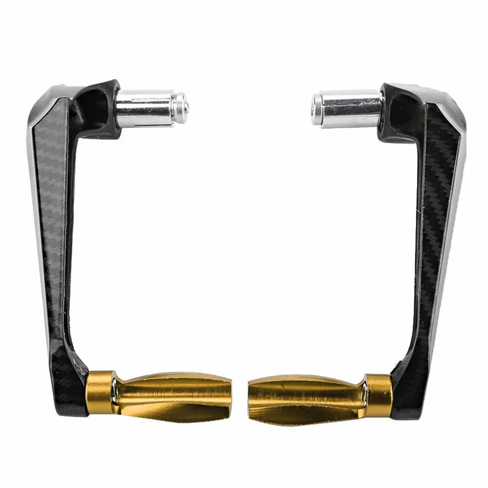 Duokon Universal 7/8in 22mm CNC Aluminiowa Kierownica Dźwignia Sprzęgła Osłona Dłoni do Motocykli, Motocykli, Skuterów, Samochodów Elektrycznych, Rowerów Górskich(Złoto)