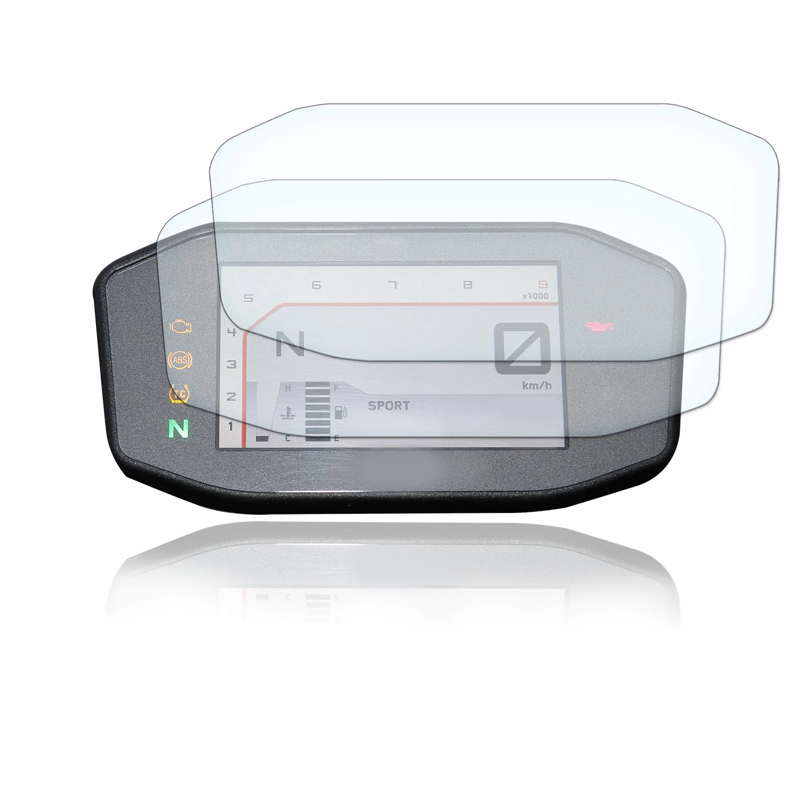 Folia ochronna na wyświetlacz Tacho do KTM Duke 690 790 1290 Anti Glare 2 sztuki